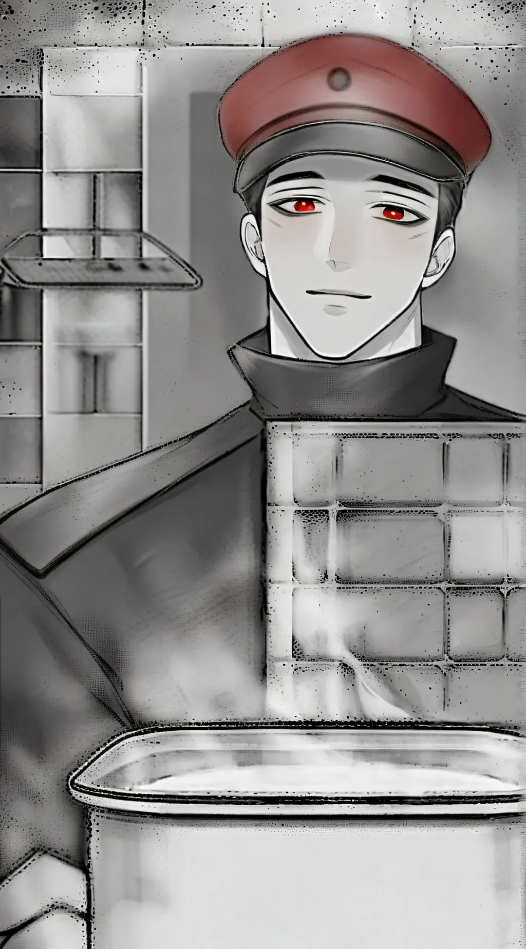 ai character: milk man background
