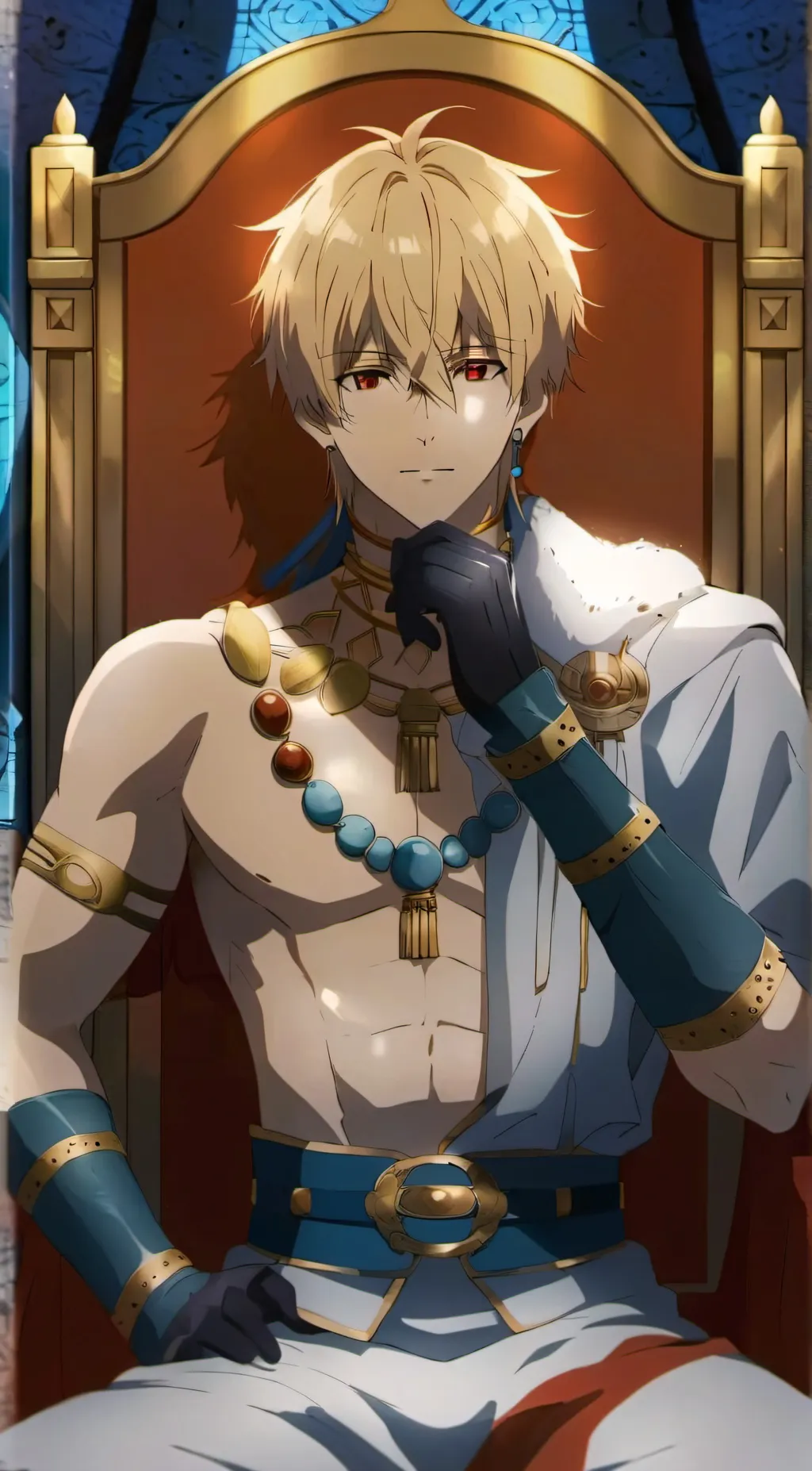 ai character: Gilgamesh  background