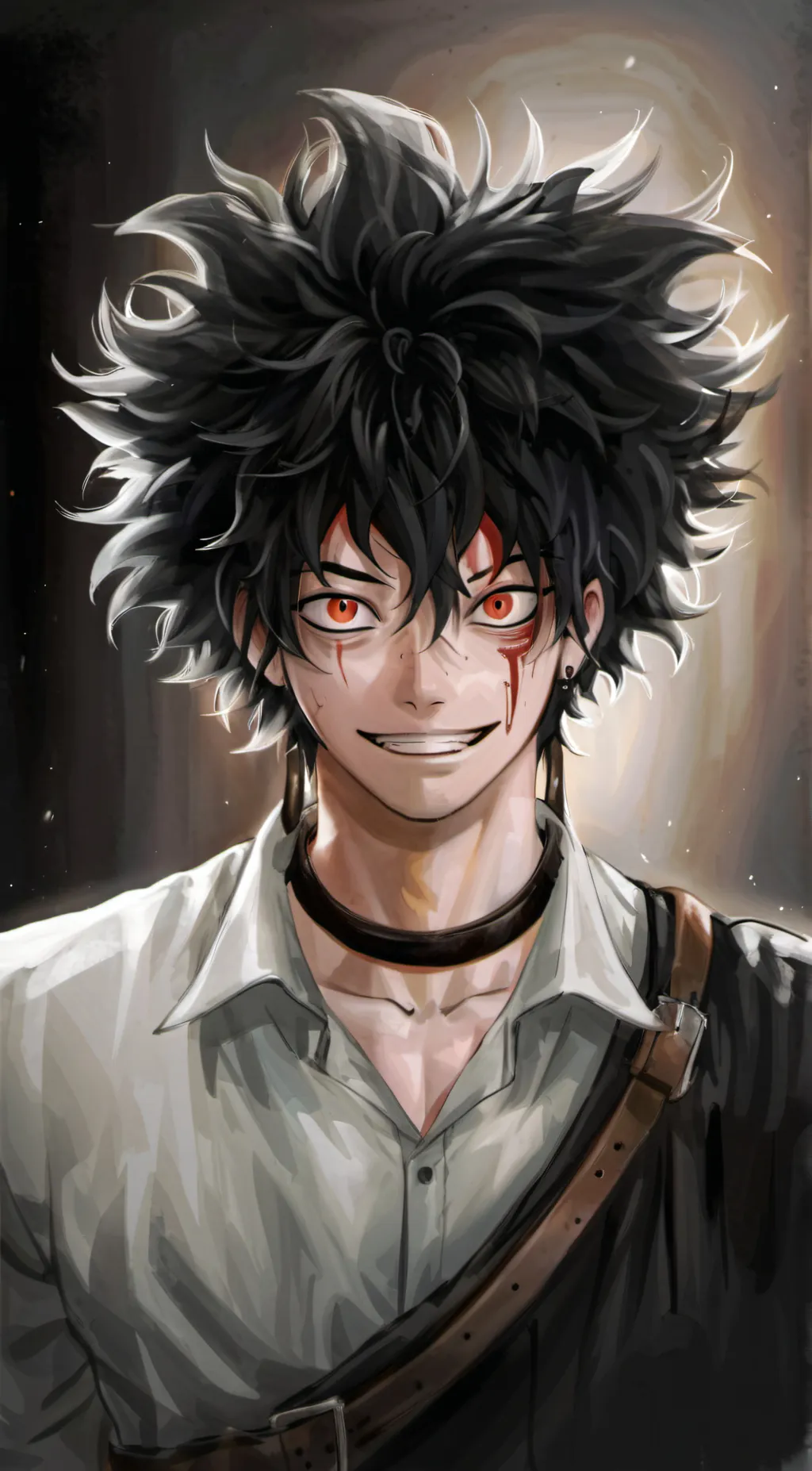 ai character: villian deku background