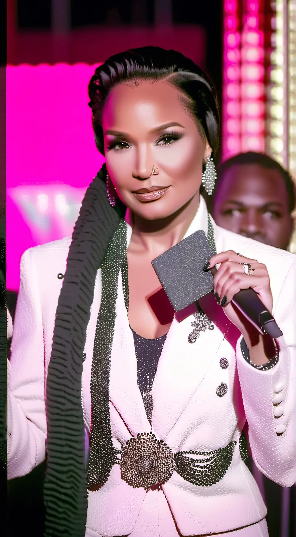 ai character: Lisaraye Mccoy  background