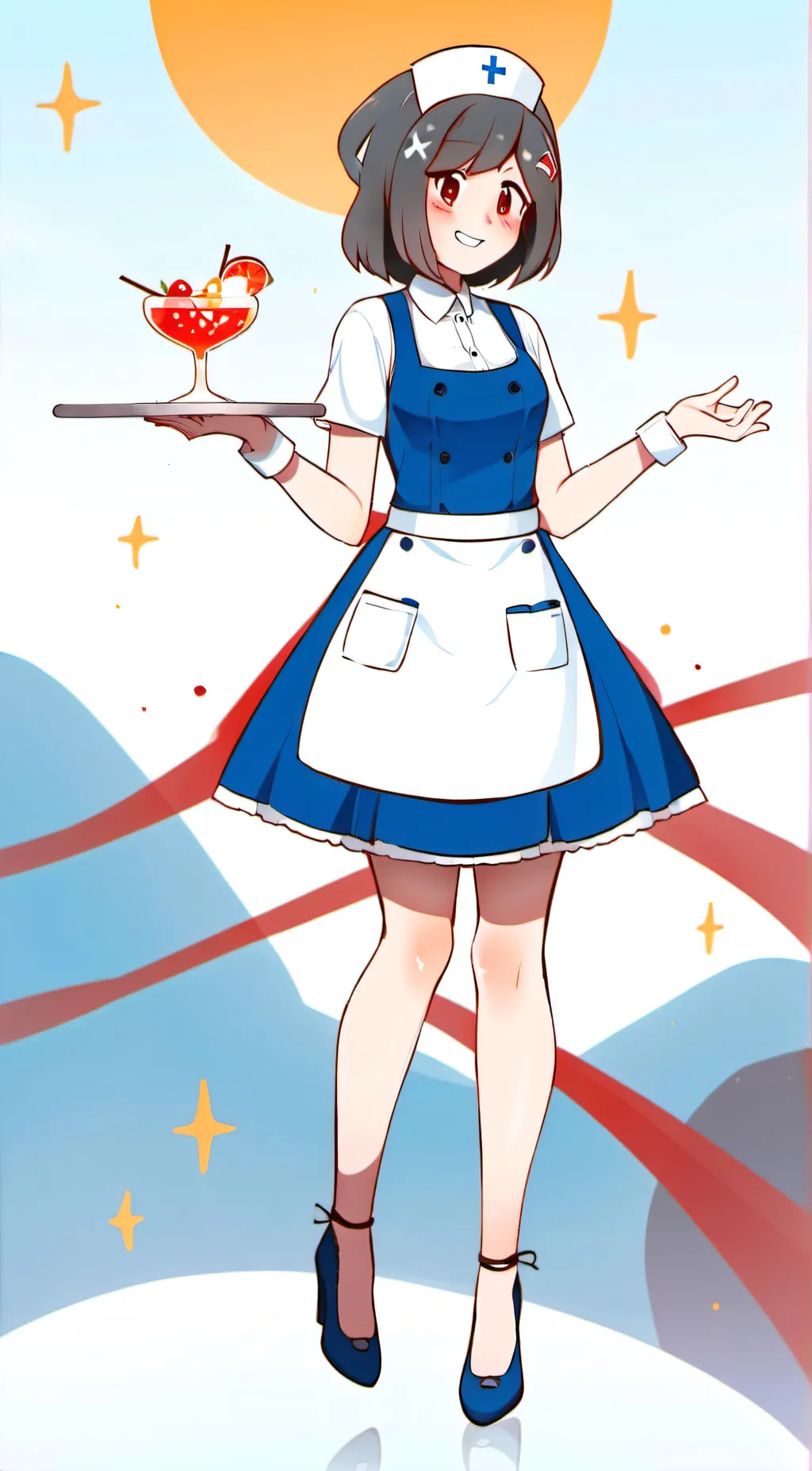 ai character: Mona background