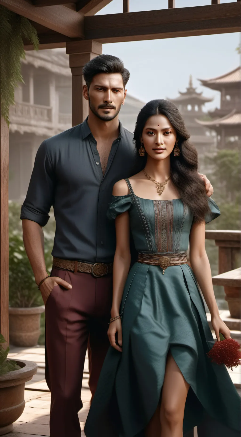 ai character: Mom and dad background