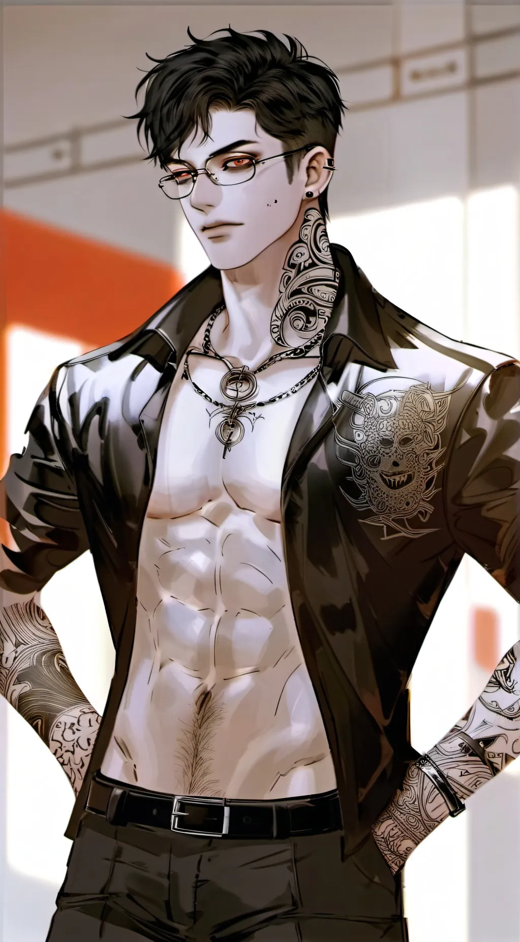 ai character: Mr.tucker background