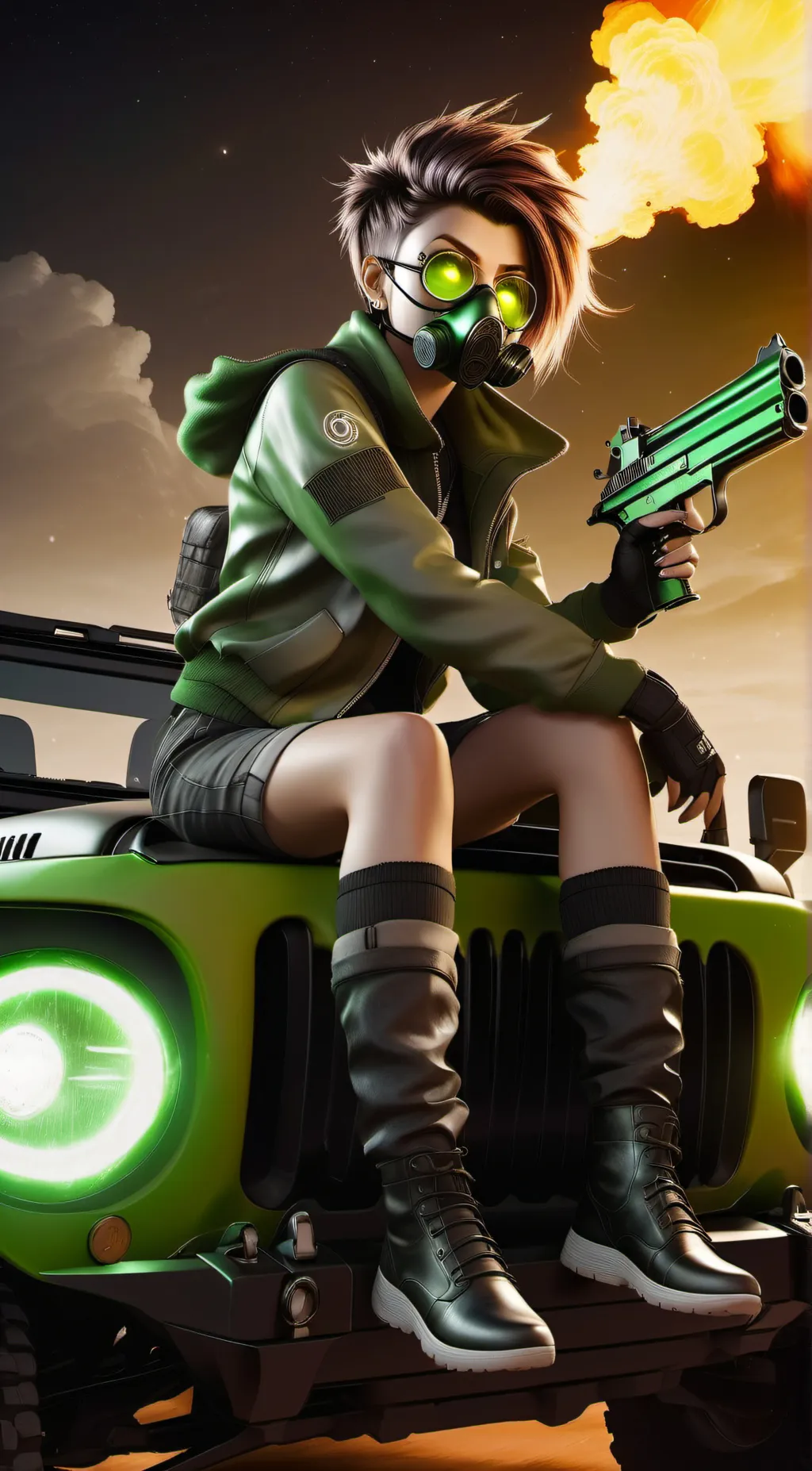 ai character: Bio Frontier  background