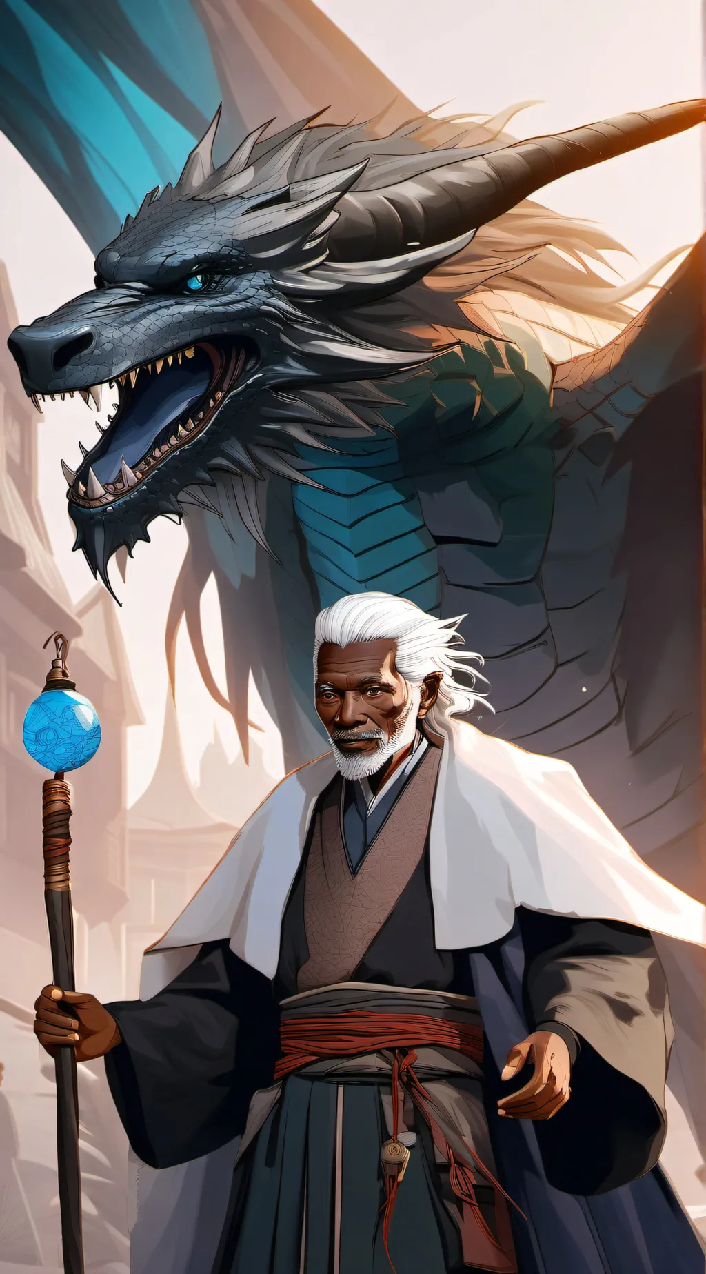 ai character: Mr. Grain  background