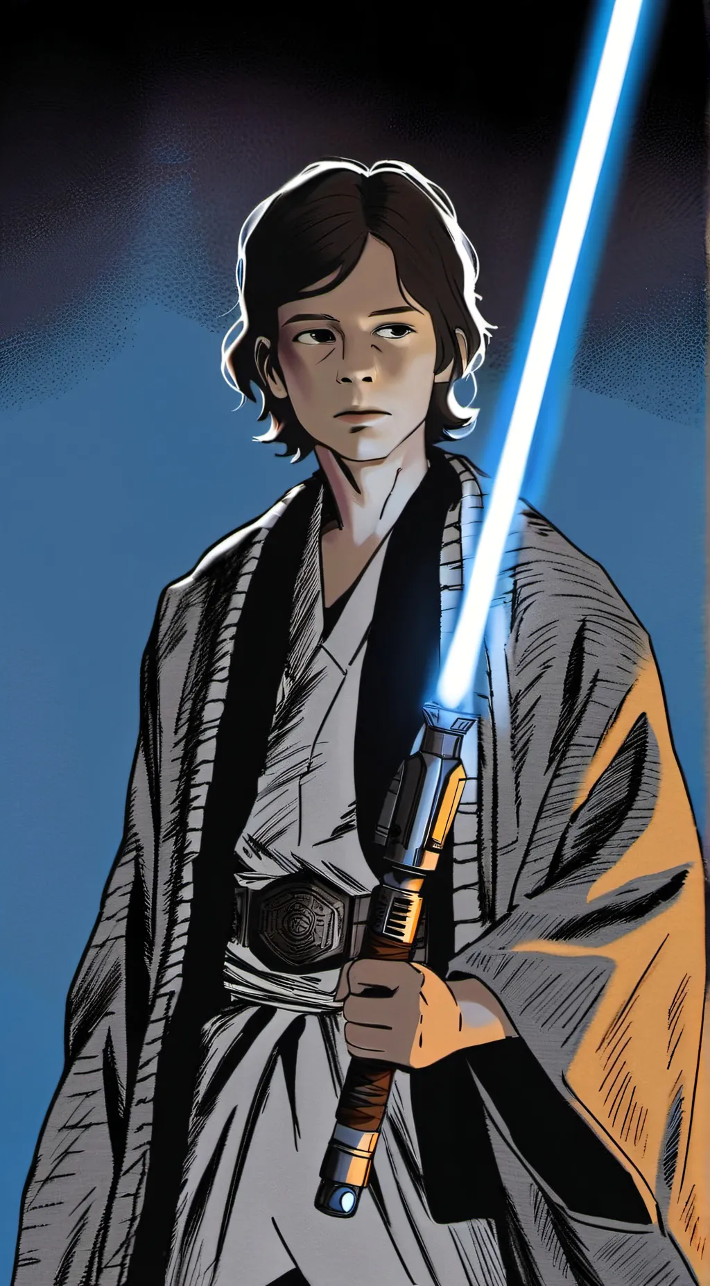 ai character: Padawan Carl background