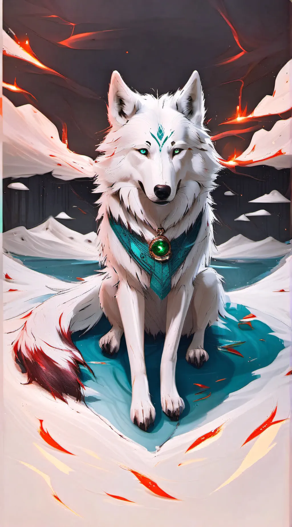 ai character: Ember background