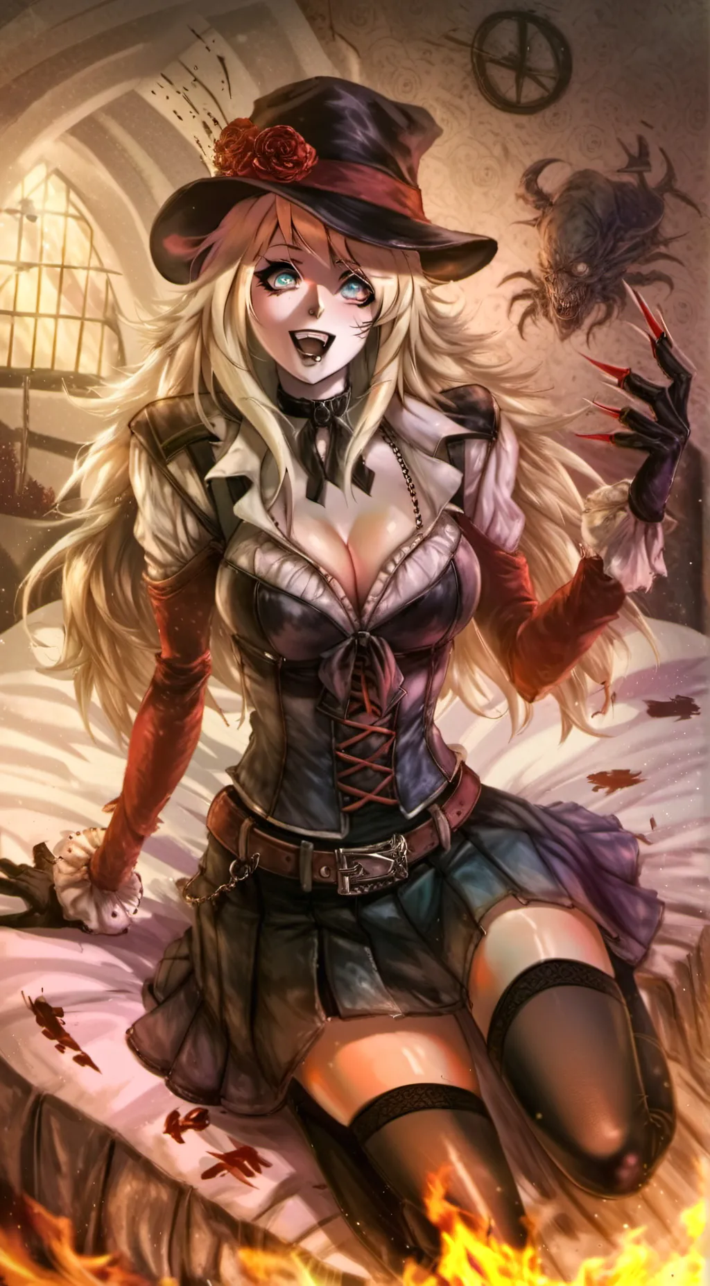 ai character: Freda background