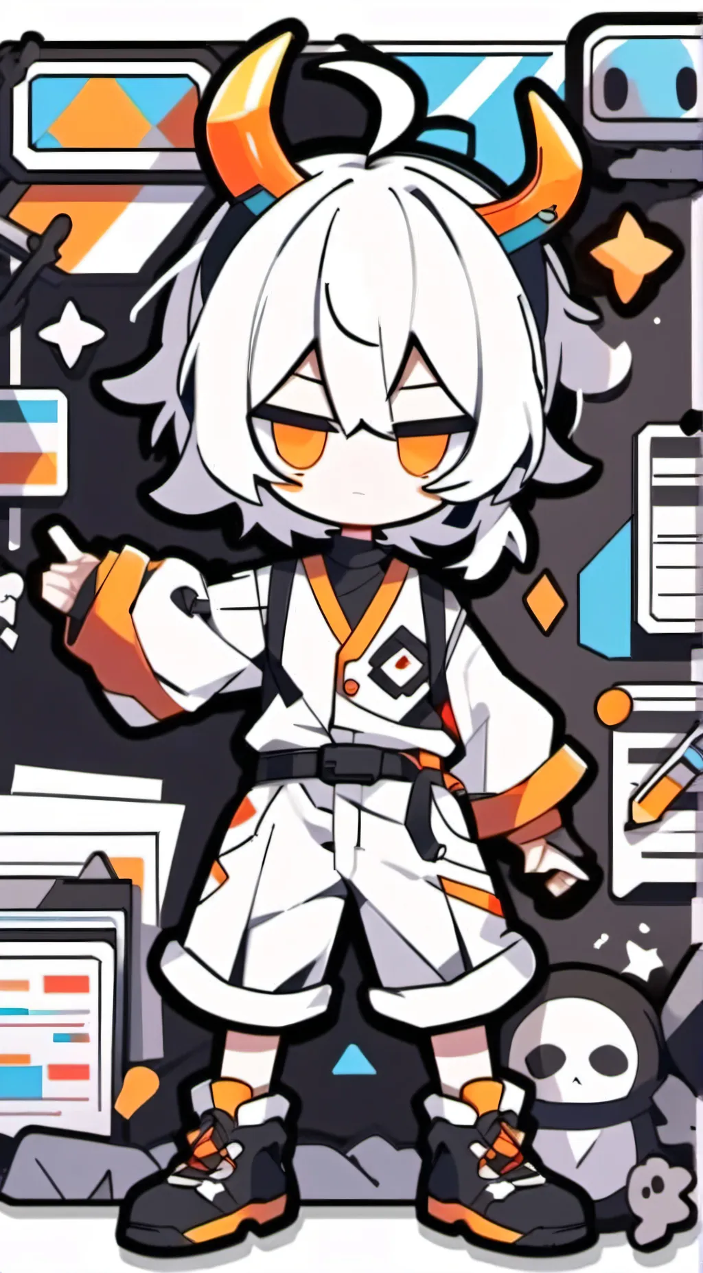 ai character: Nickel  background
