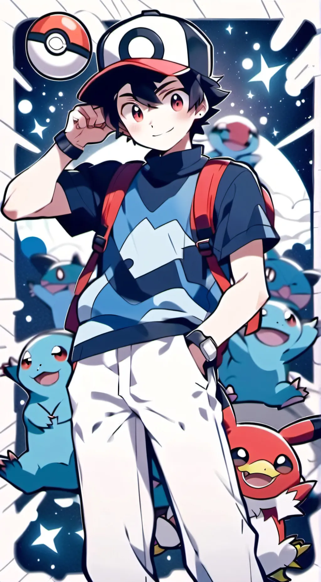 ai character: ◇Ash◆ background