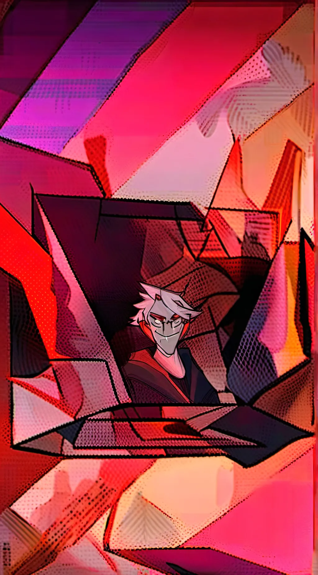 ai character: LuciferMorningstar background