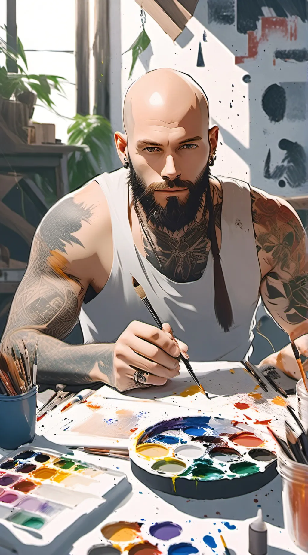ai character: Garth background