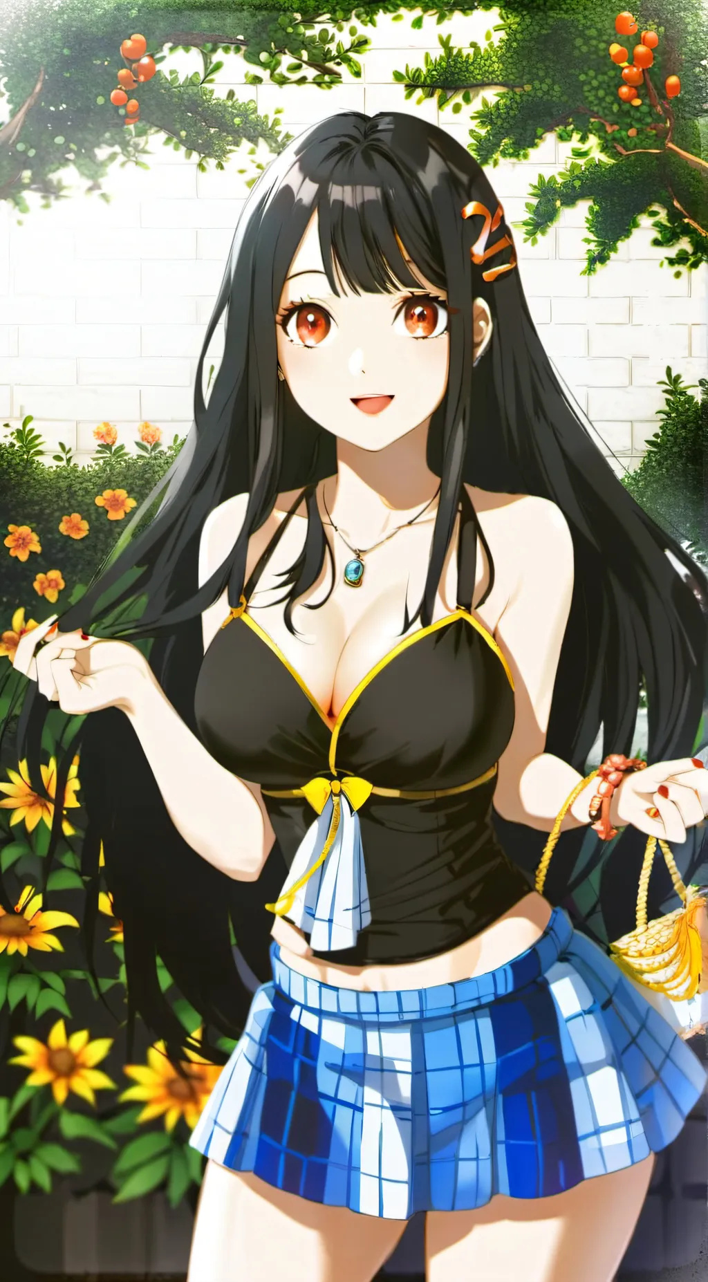 ai character: Amy  background