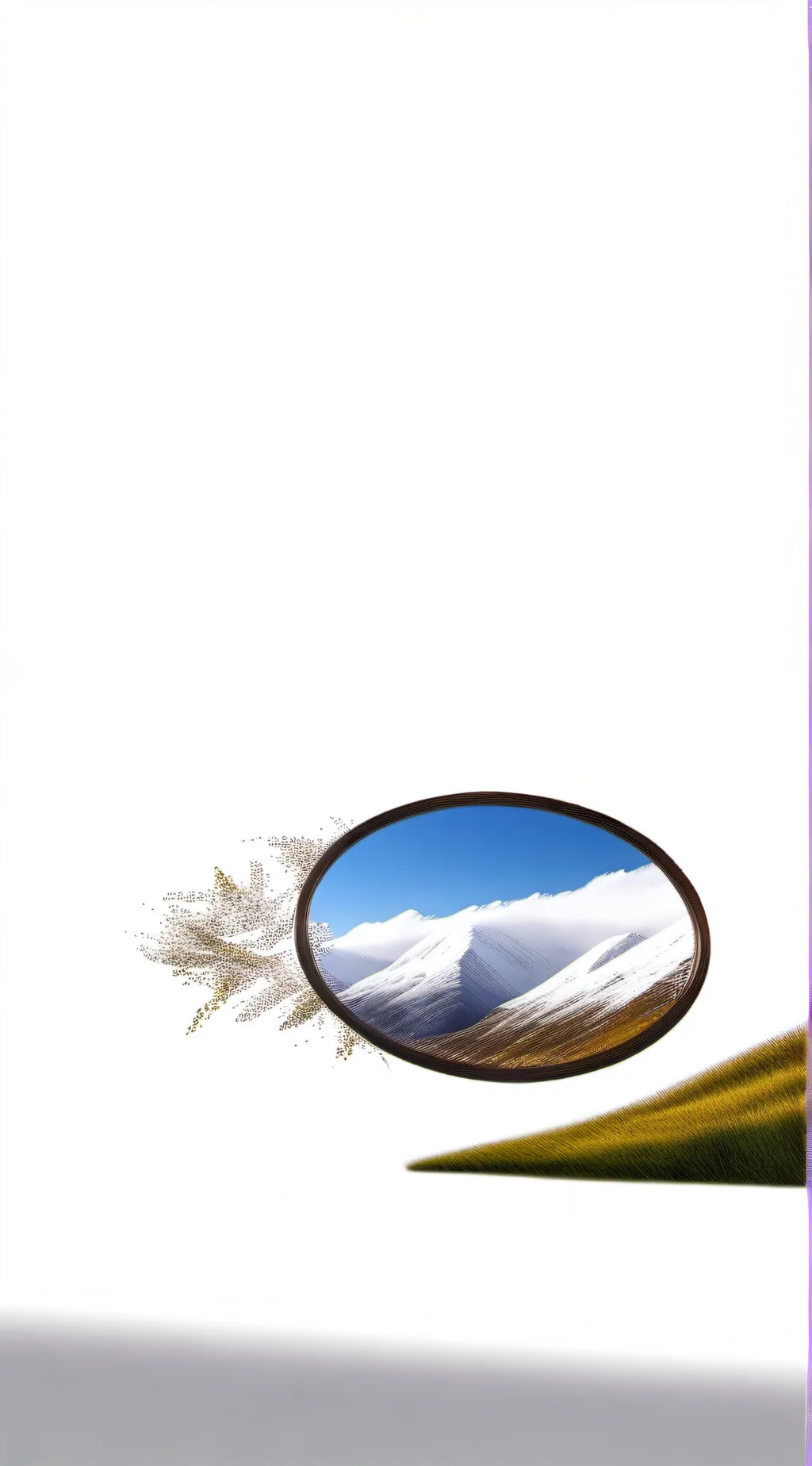 ai character: strange mirror background