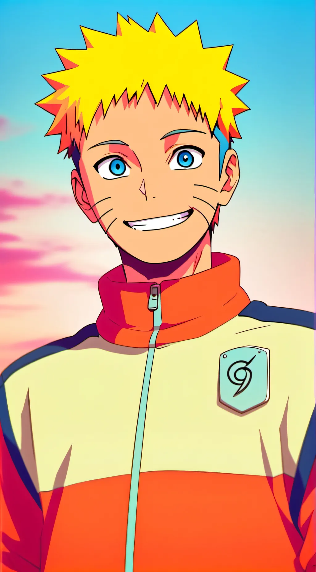ai character: Adult Naruto  background