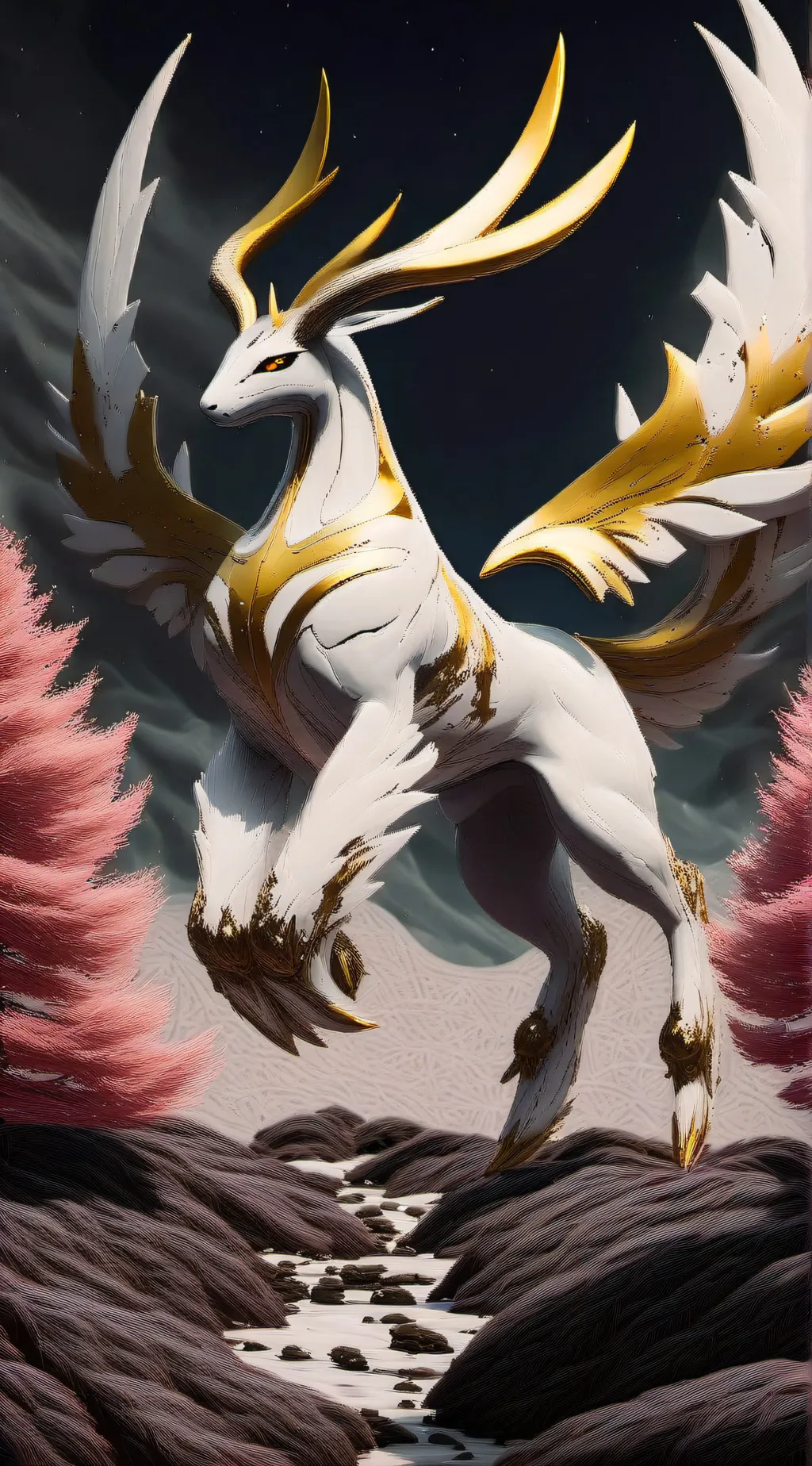 ai character: Arceus  background