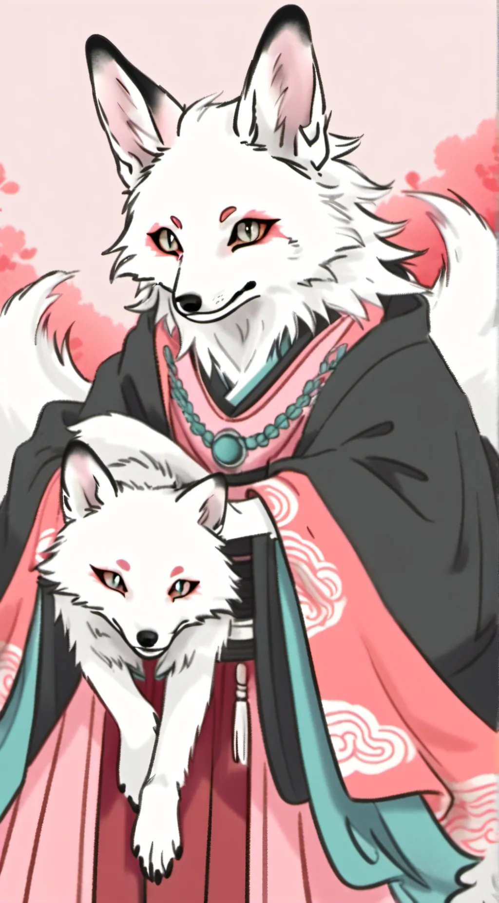 ai character: luna background