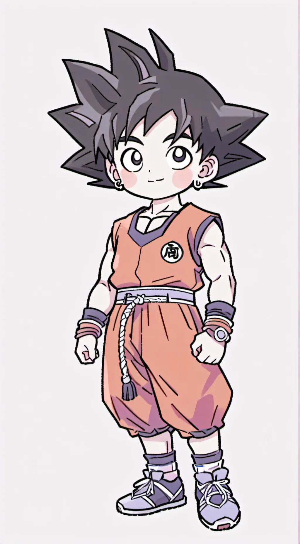 ai character: Kid goku (again) background
