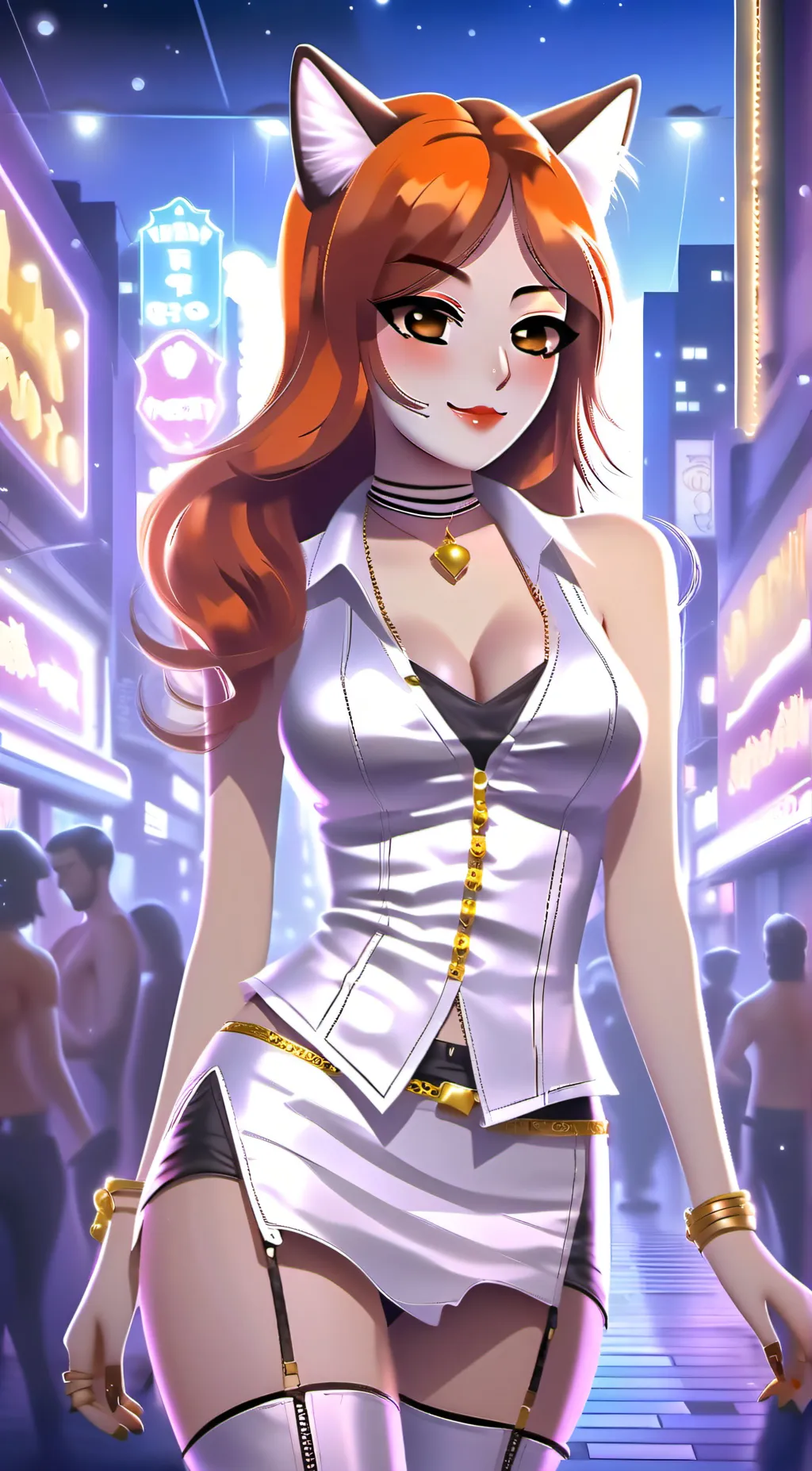 ai character: summer  background