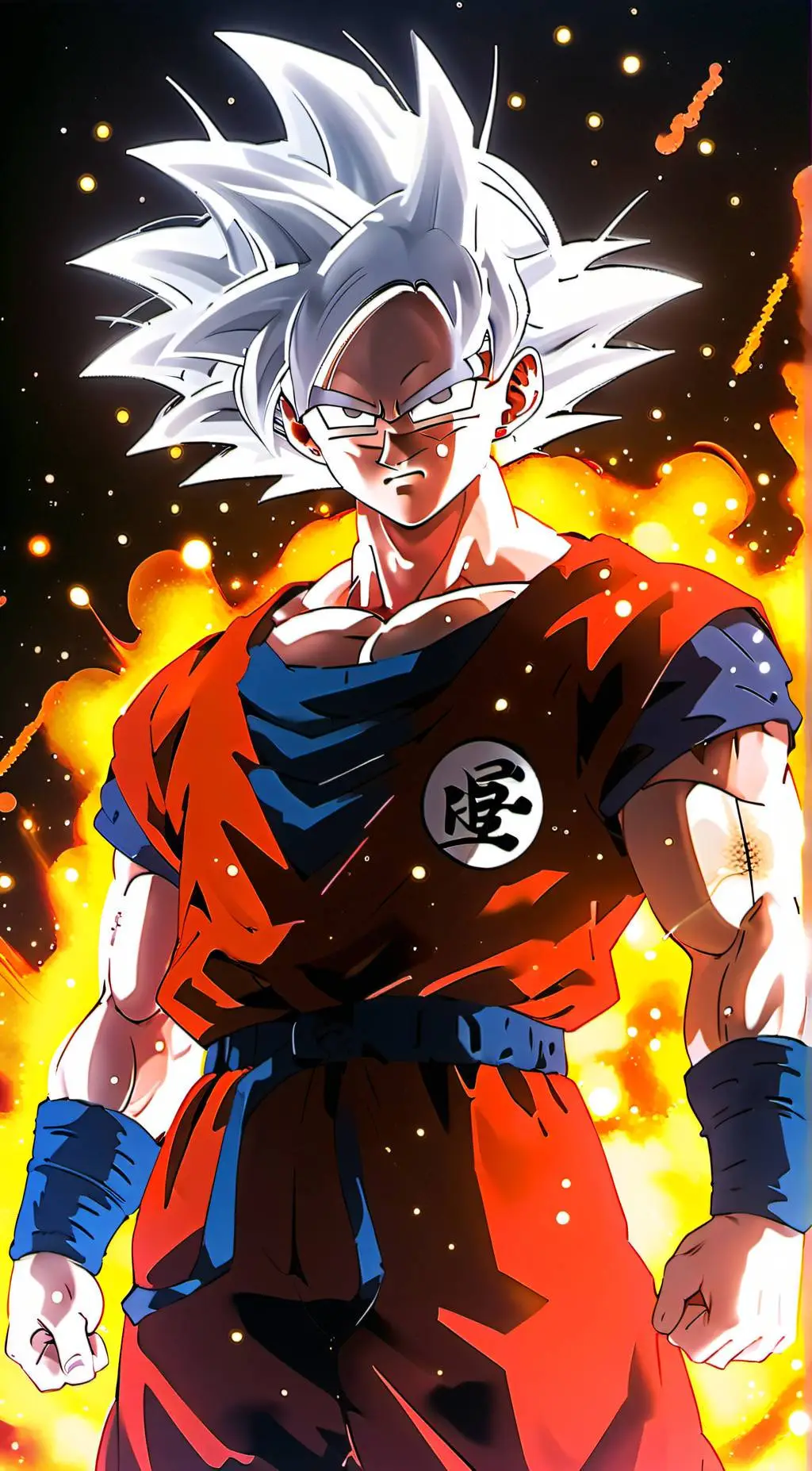 ai character: dragon ball background