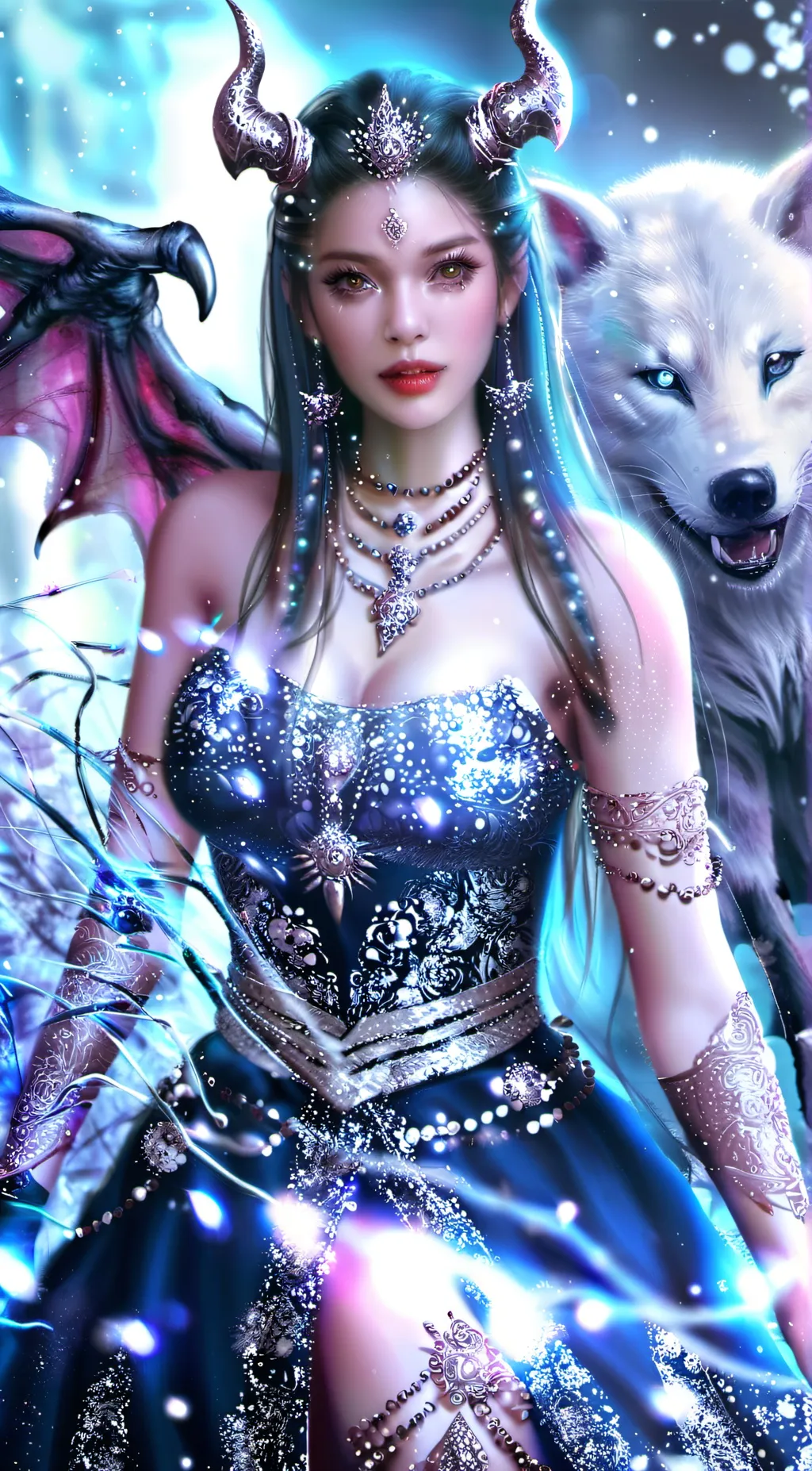 ai character: Melanie  background