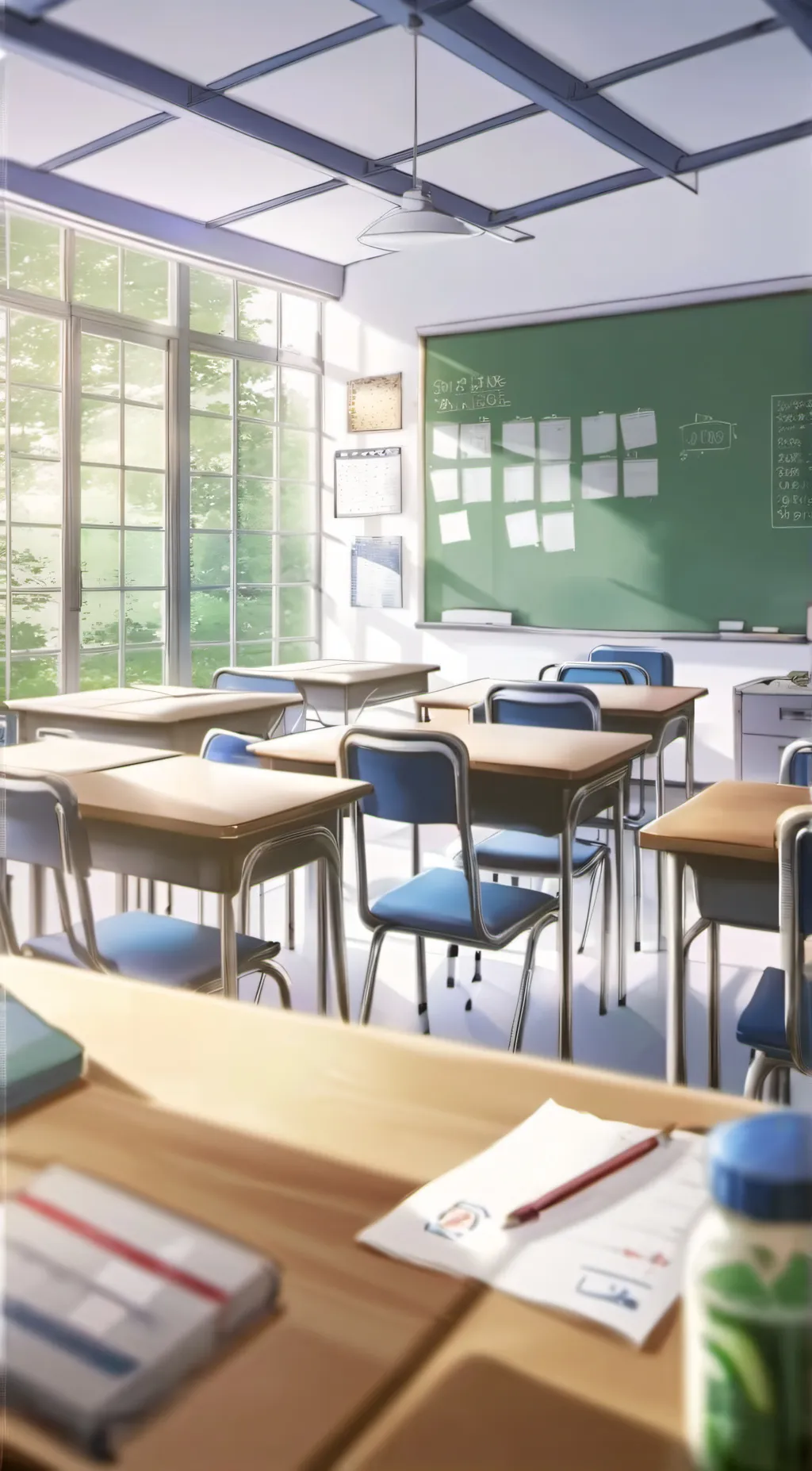 ai character: School Roleplay background