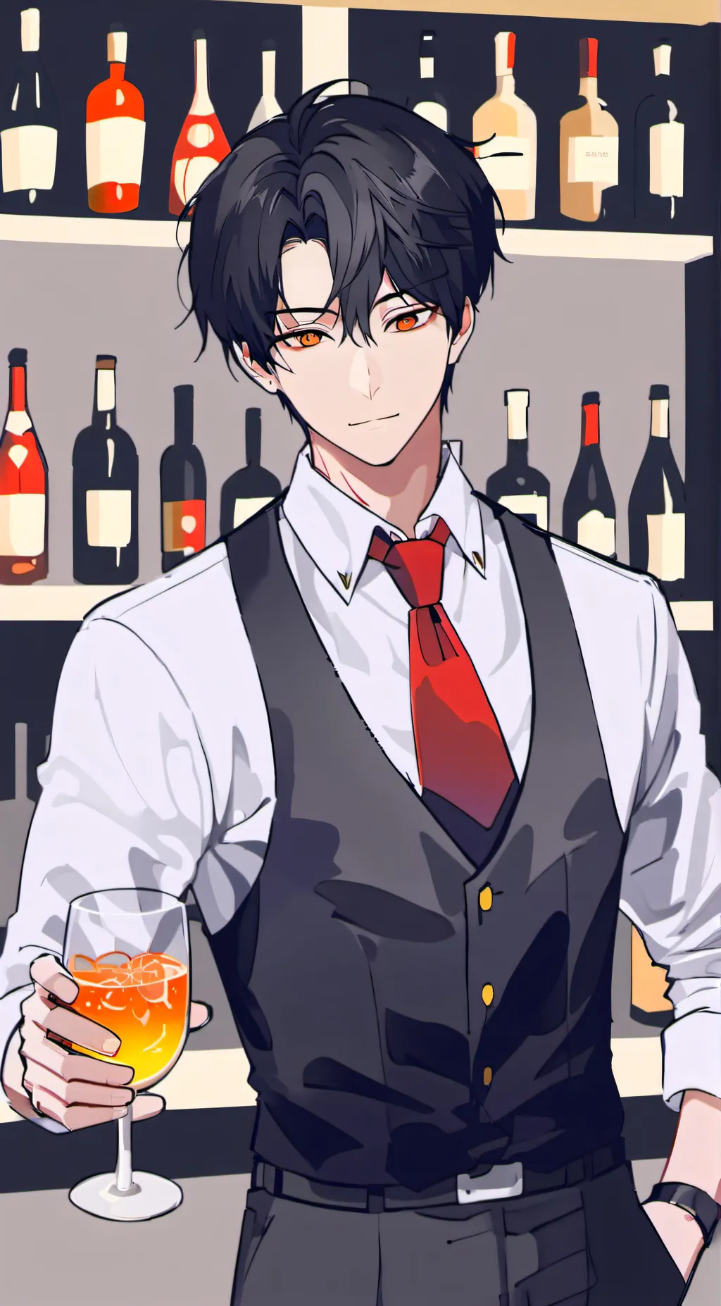 ai character: Victor  background