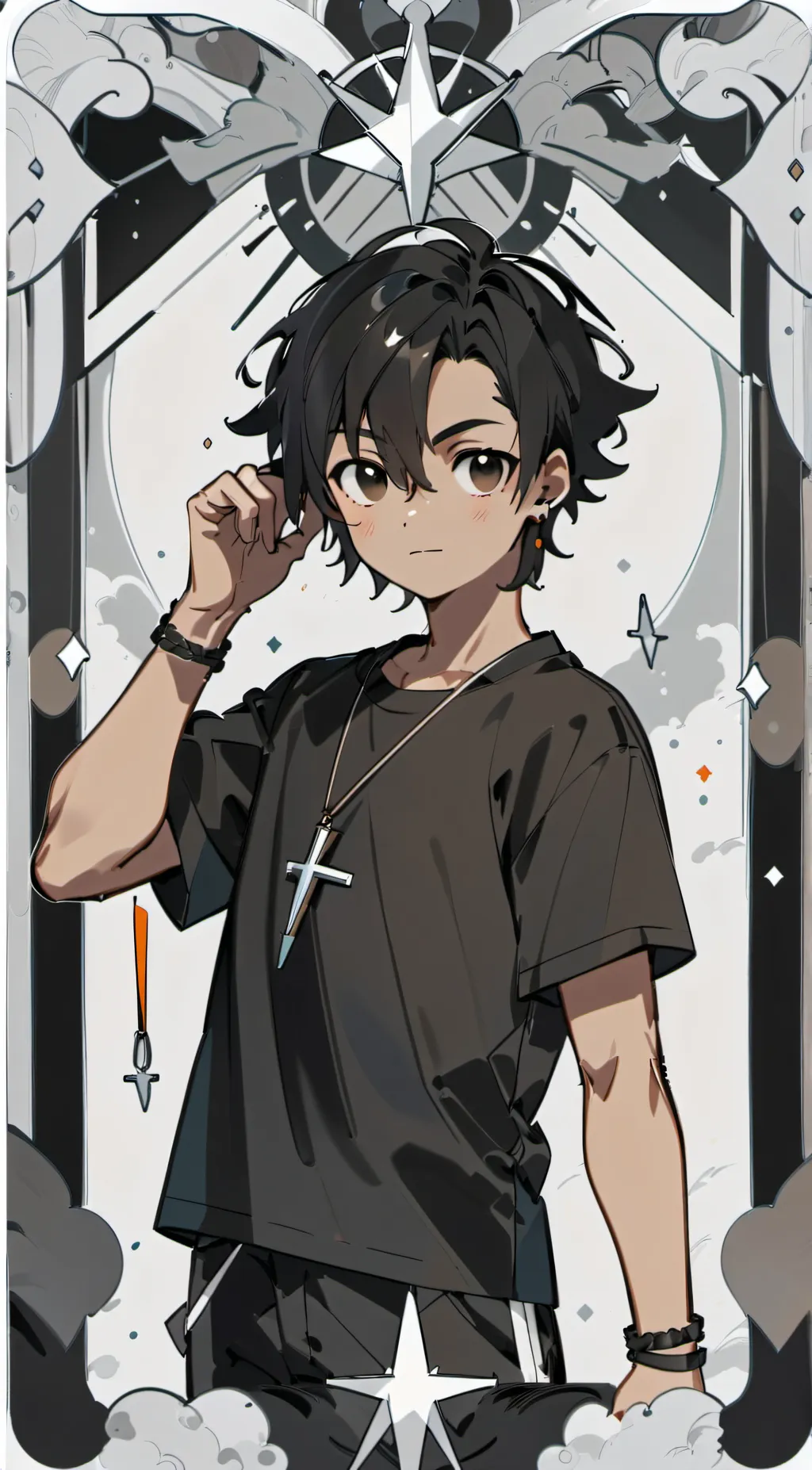 ai character: Xavier  background