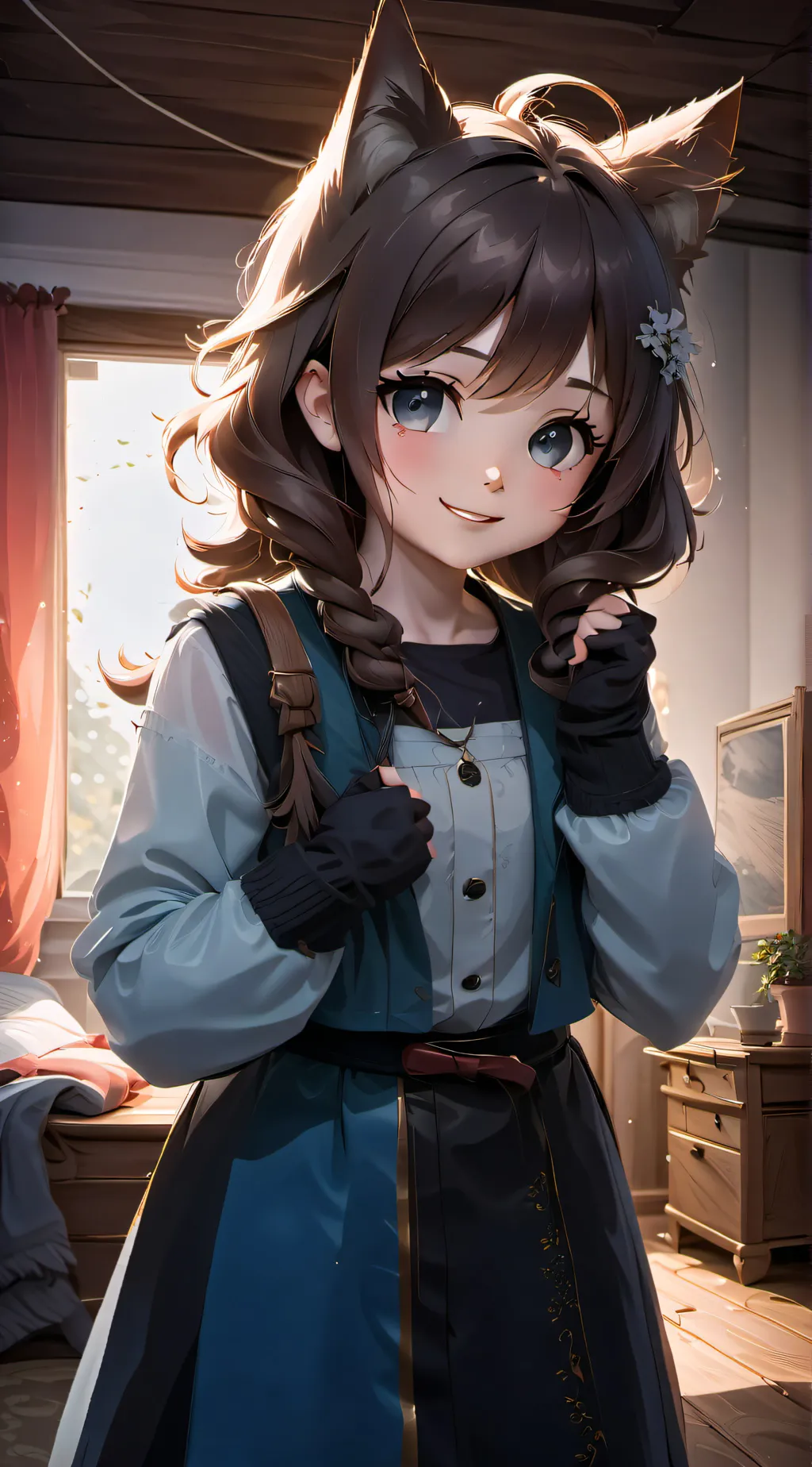 ai character: Ella background