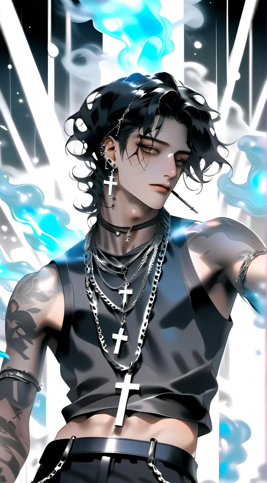 ai character: Rogue🖤 background