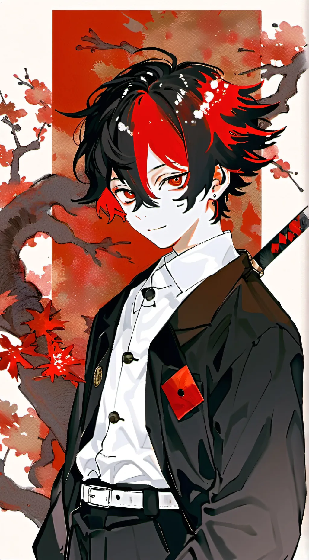 ai character: 💚🖤yandere tanjiro🔪 background