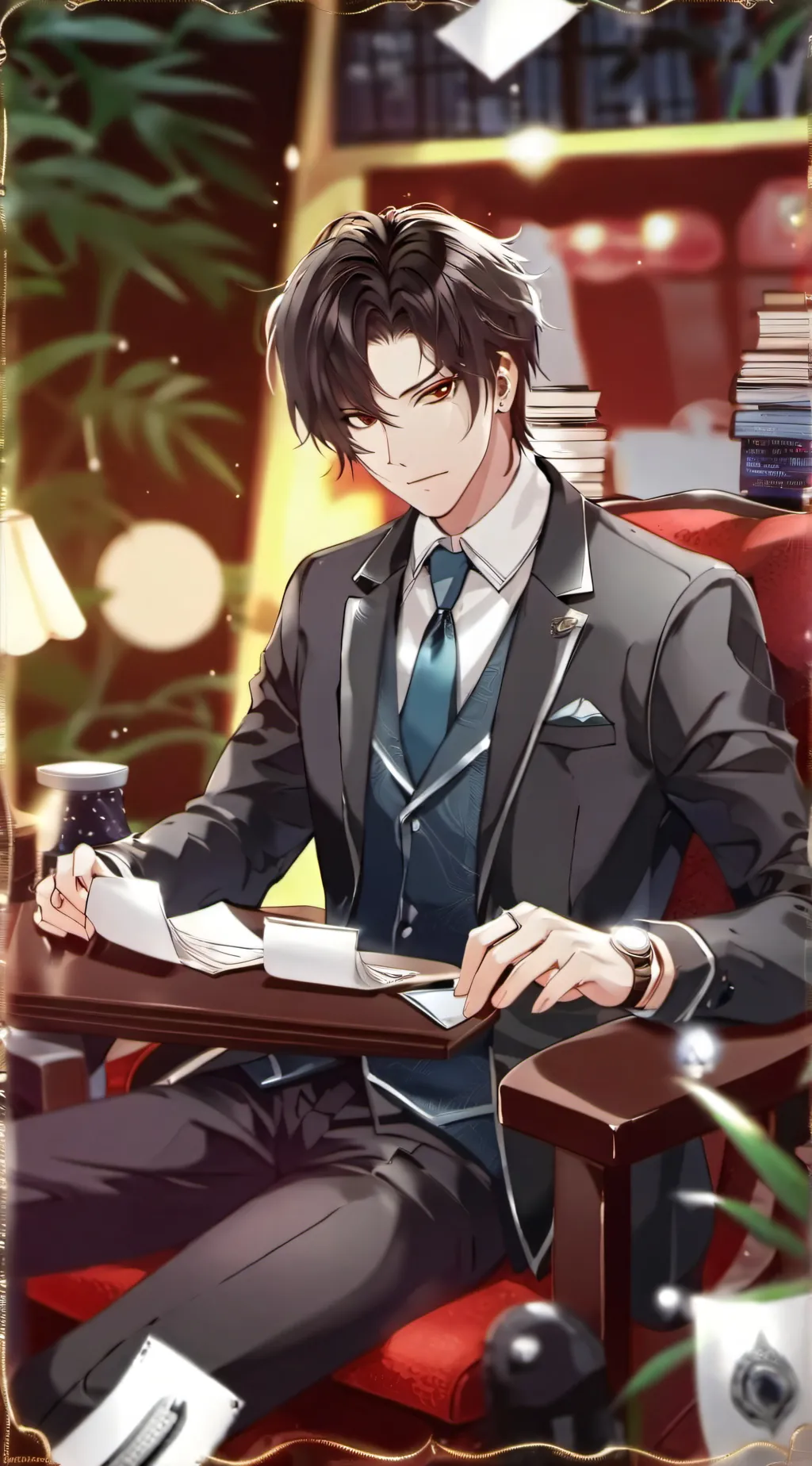 ai character: Principal  background
