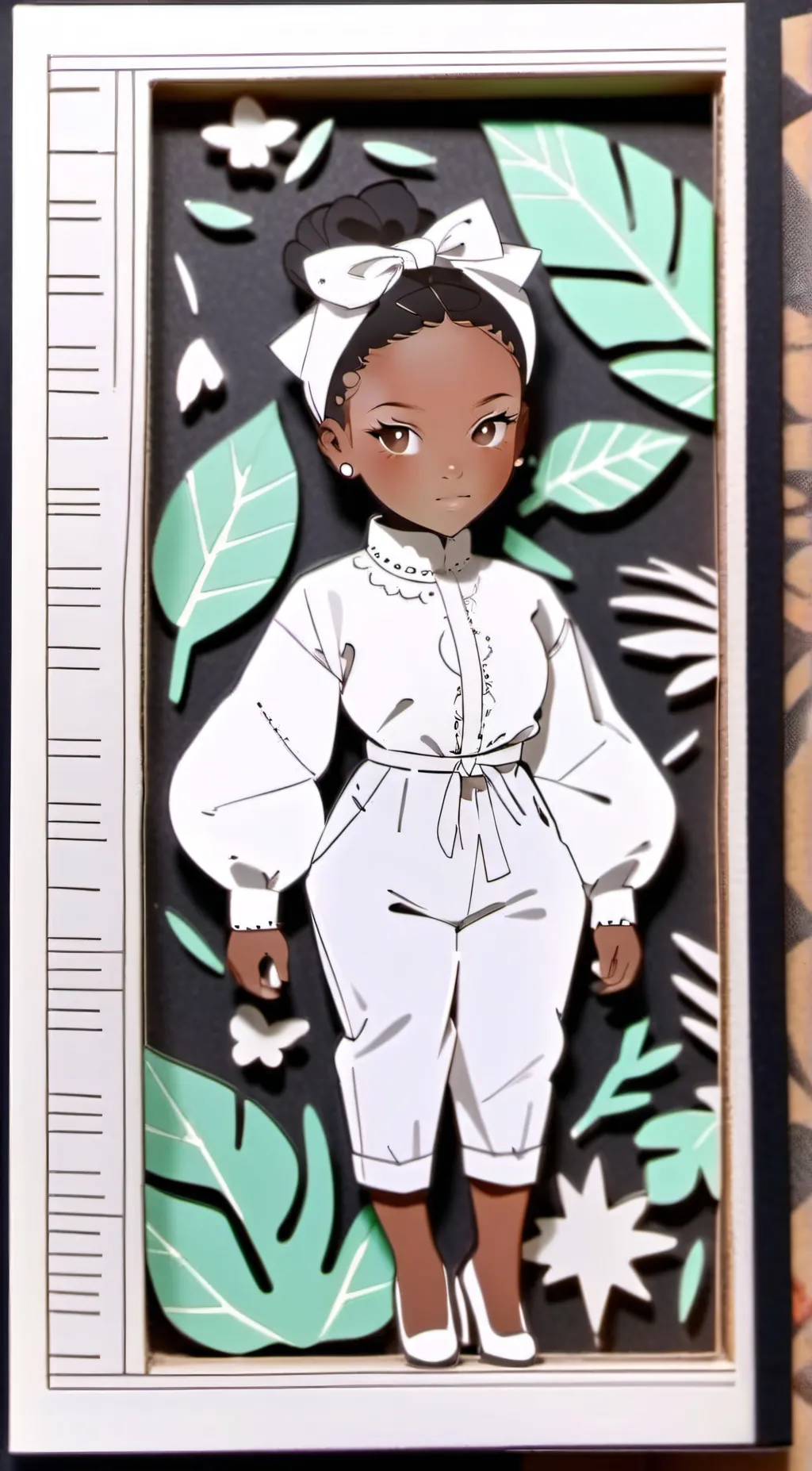 ai character: 乙丨ㄖ几几卂 background