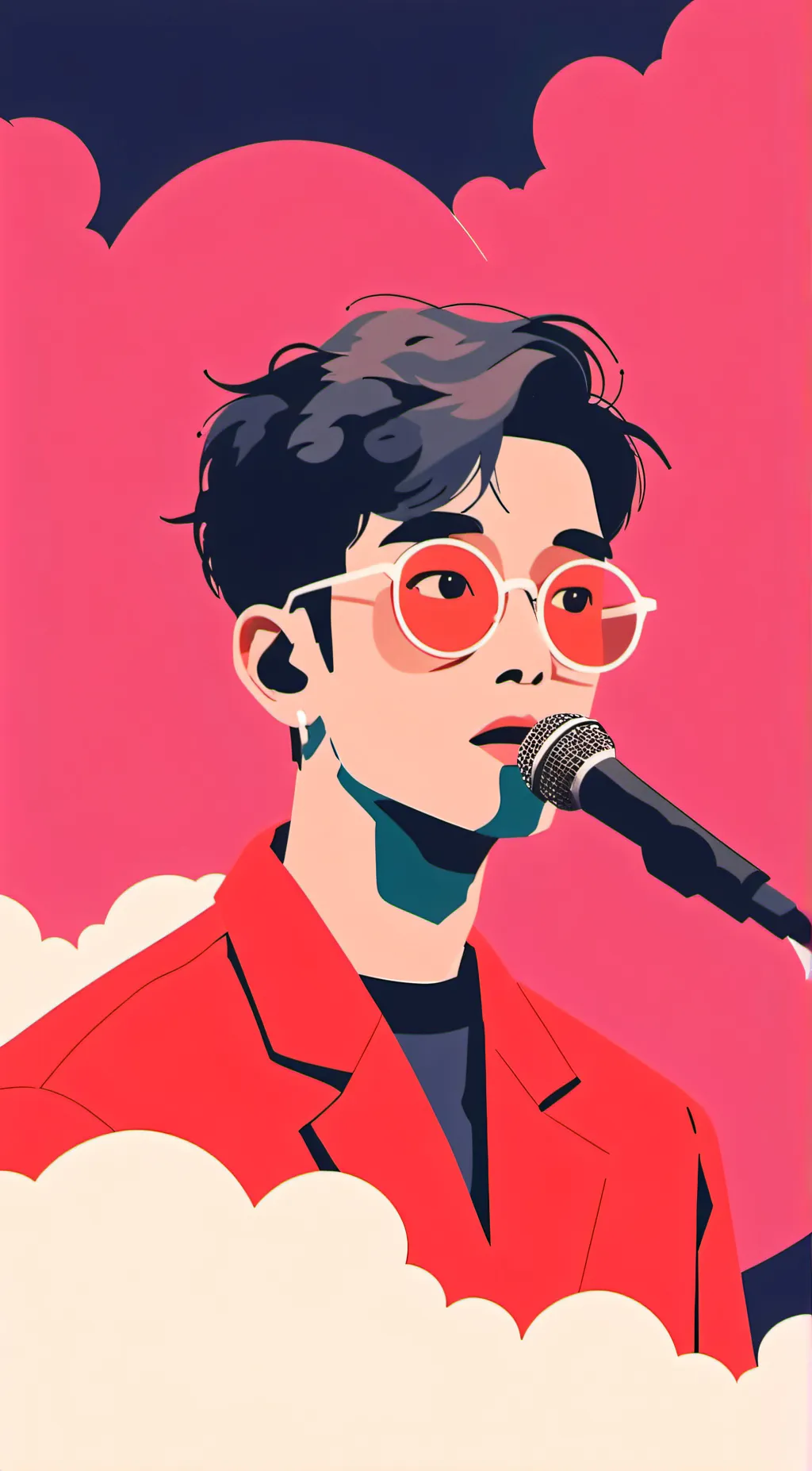 ai character: Song guessing  background