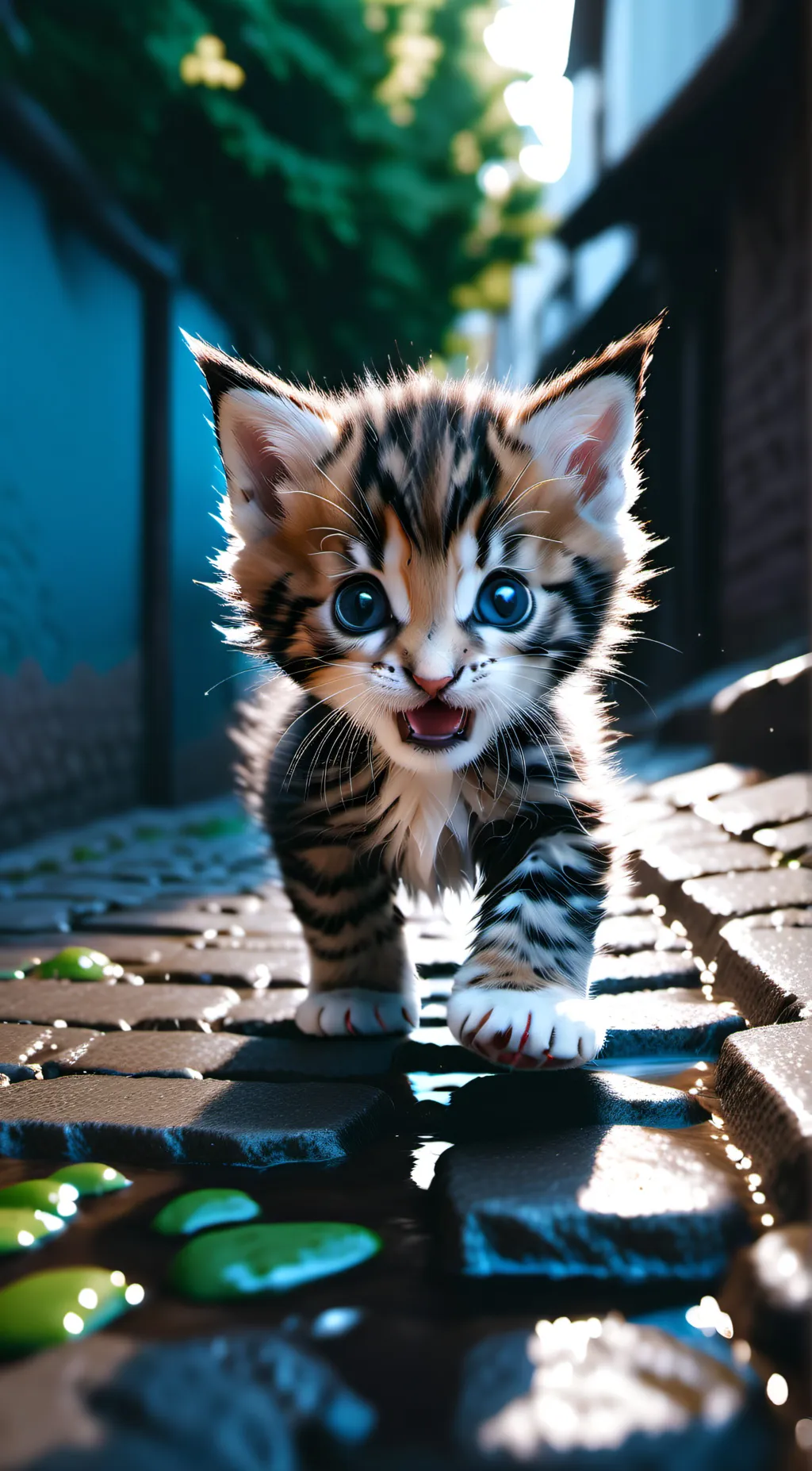 ai character: Kitten background