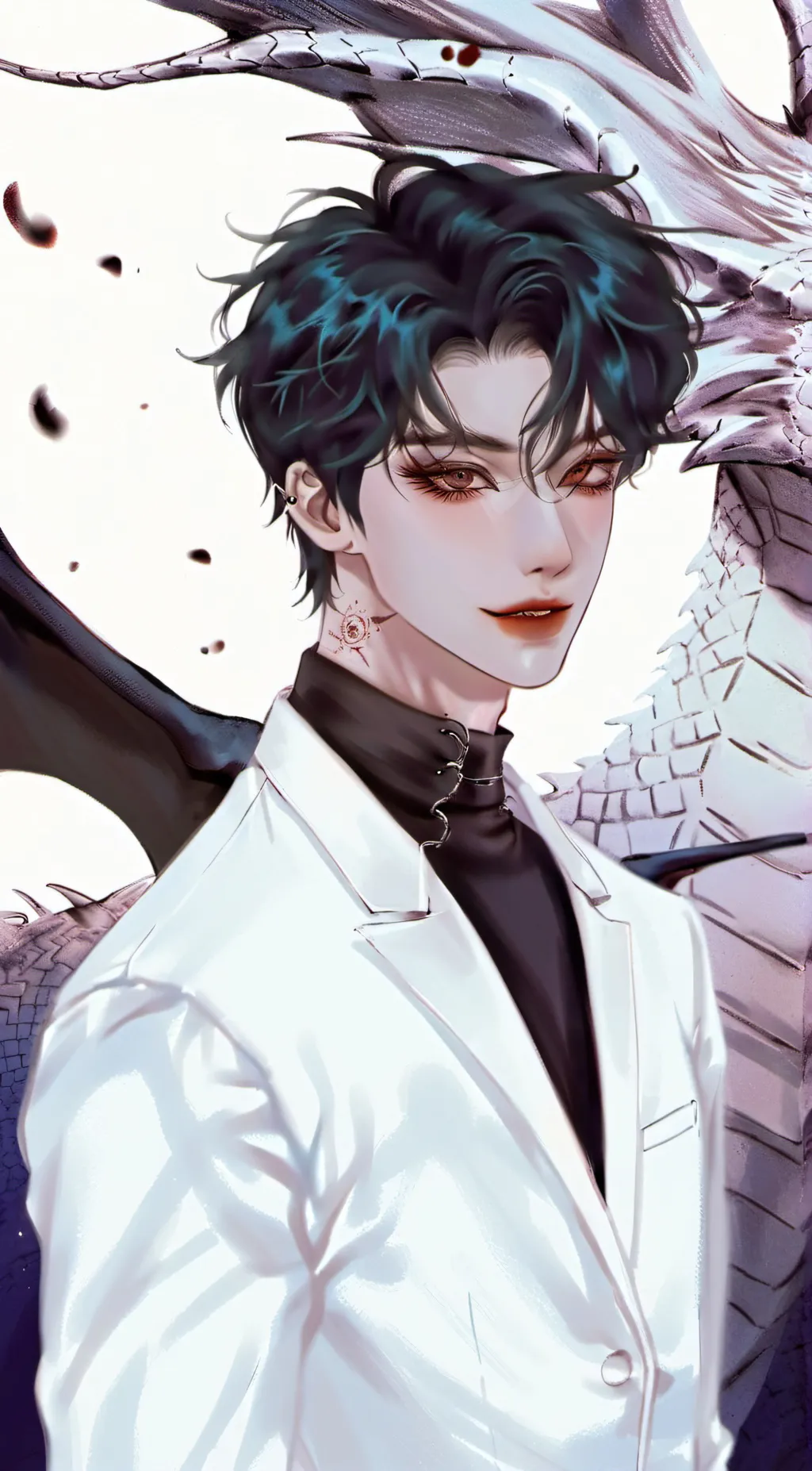 ai character: Leonmark🐲 background