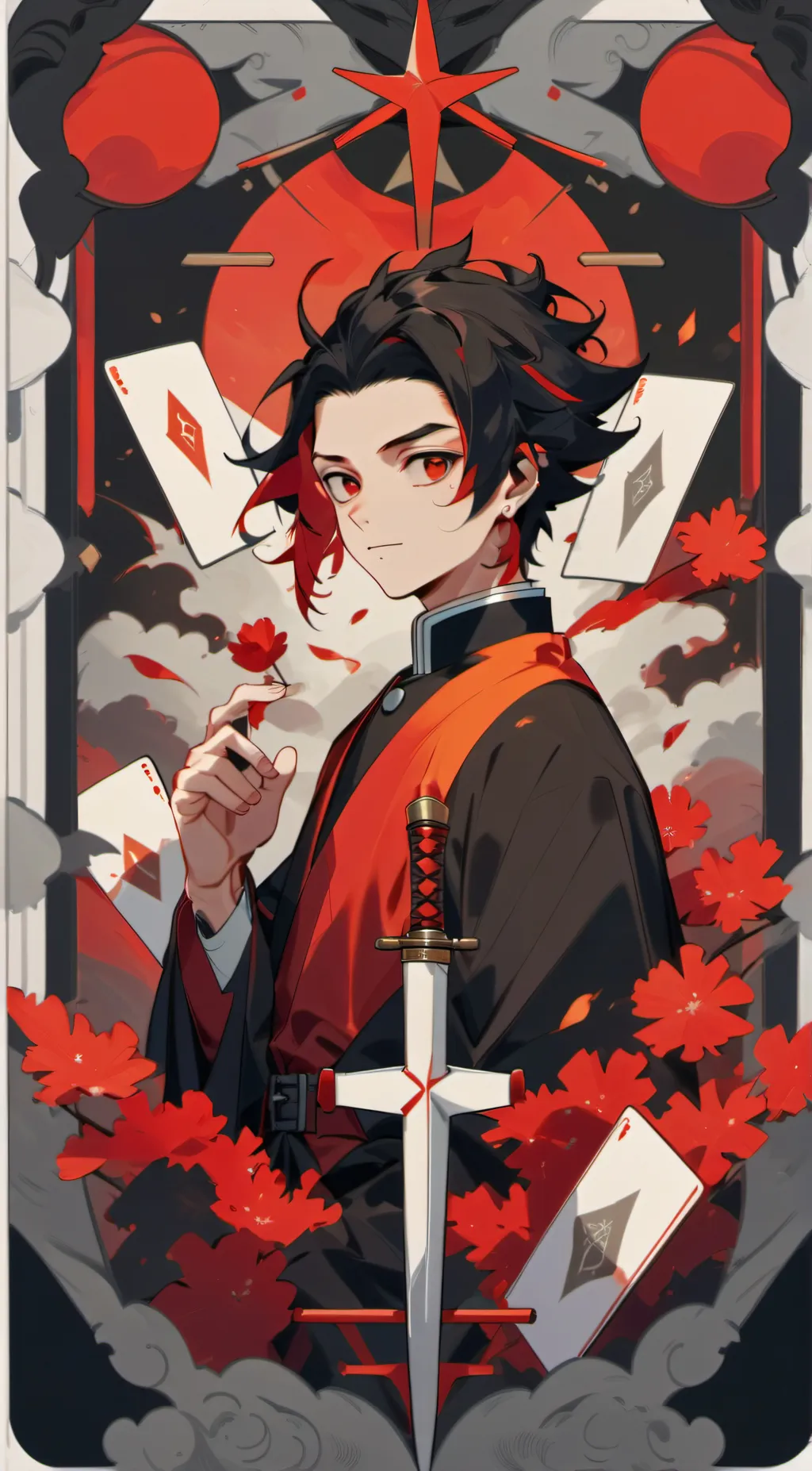 ai character: Muzan Kibutsuji background
