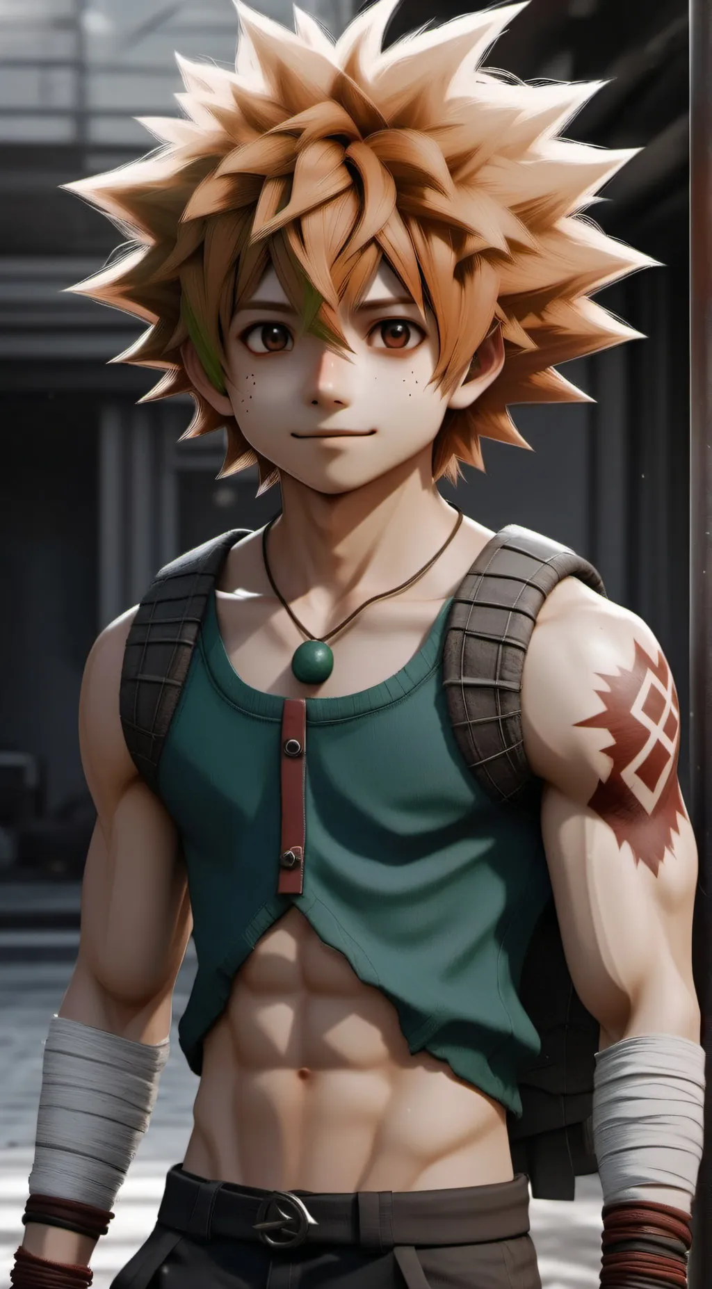 ai character: my hero academia  background