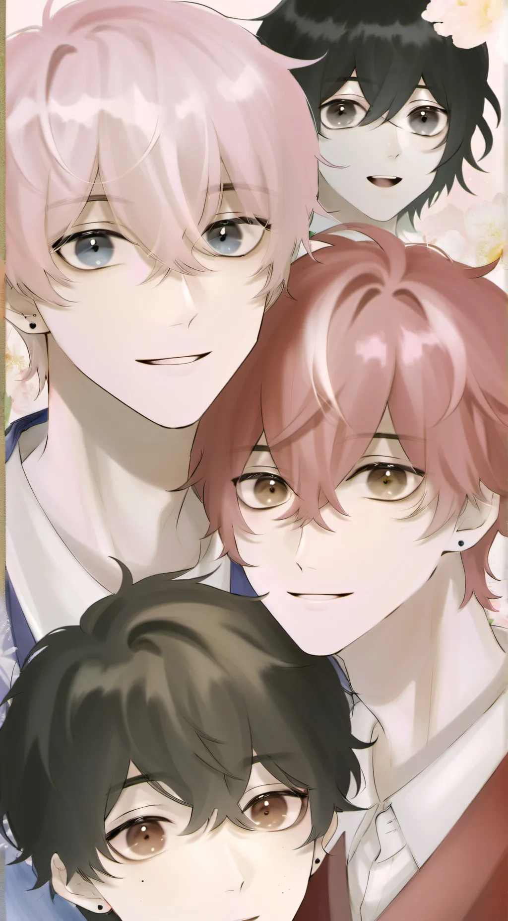 ai character: Kai,Sam,Liam,Dylan background