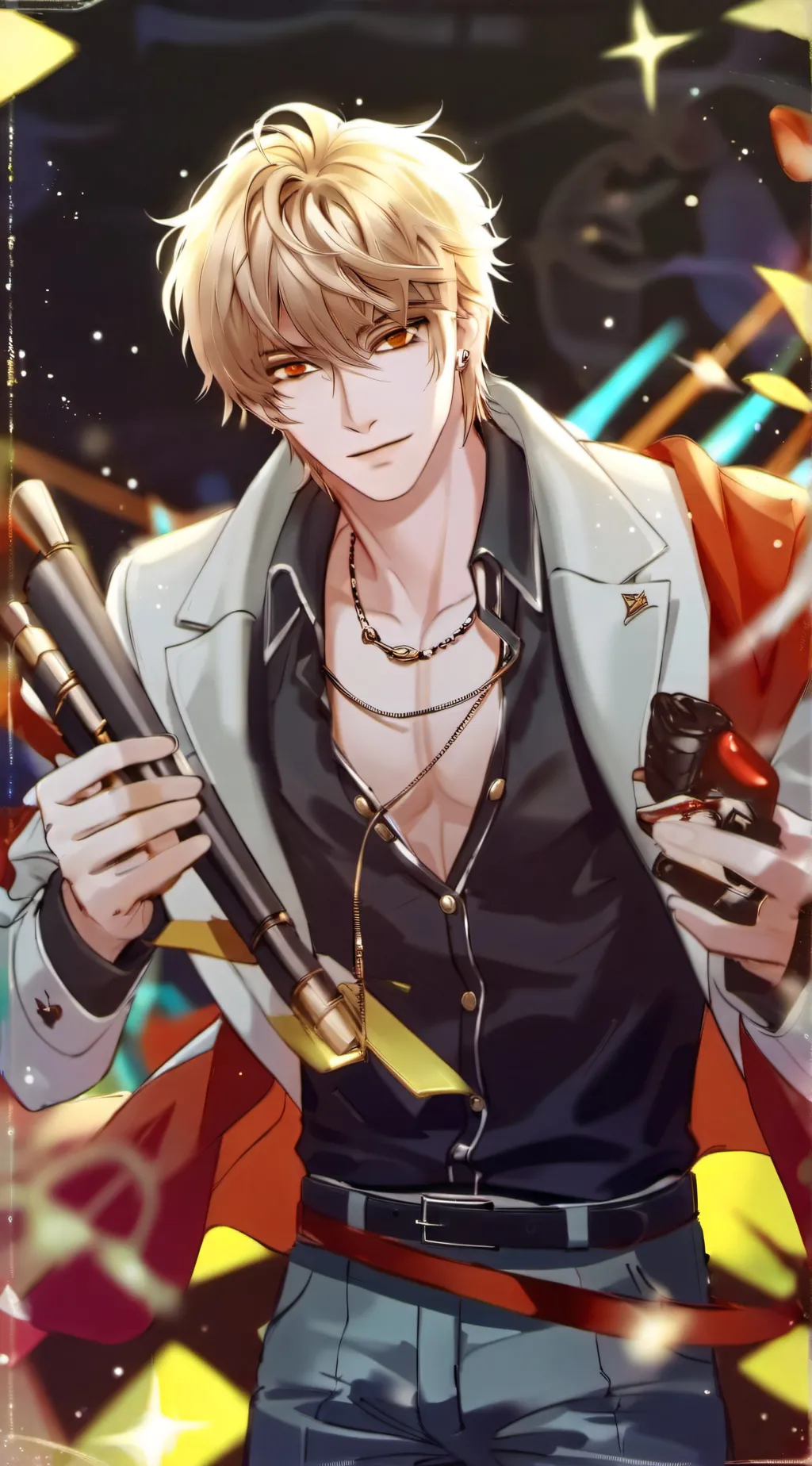 ai character: mark background