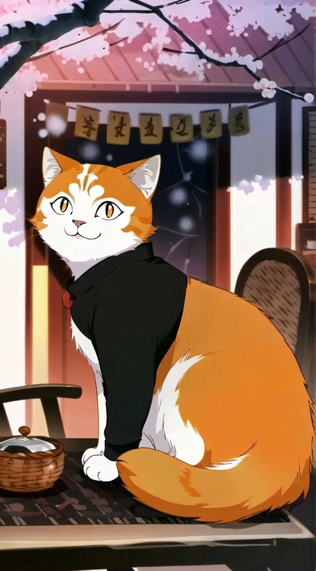 ai character: Catfiene background
