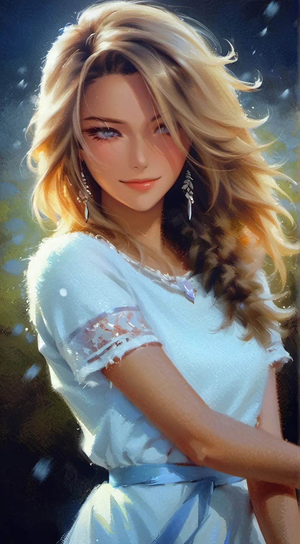 ai character: Brittney  background