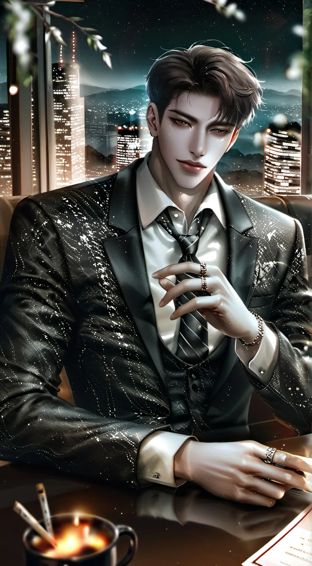 ai character: Jaehyung  background