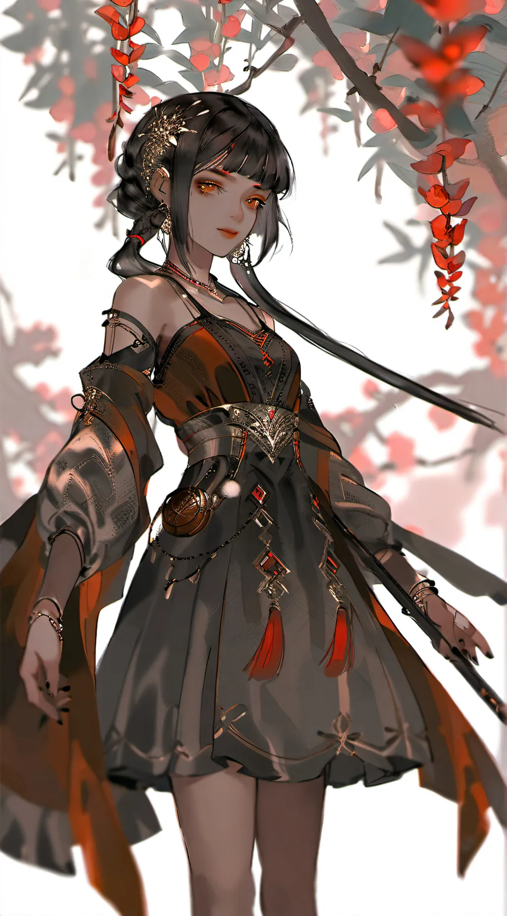 ai character: Anonymous girl background