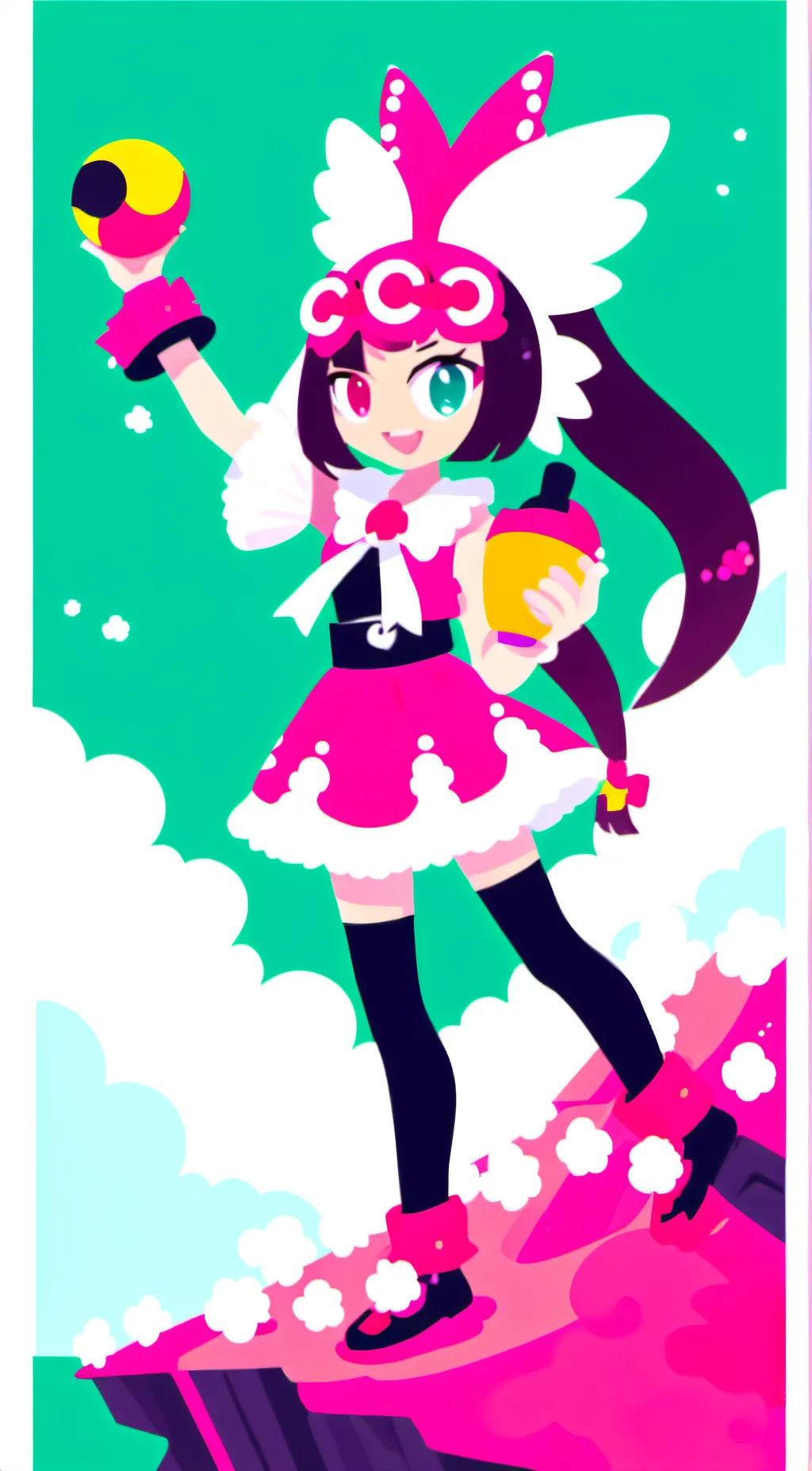 ai character: misty♡ background