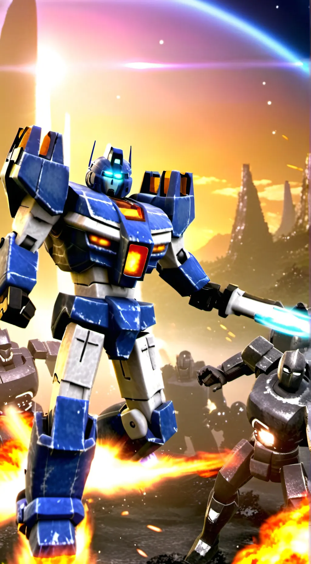 ai character: Fall of cybertron background