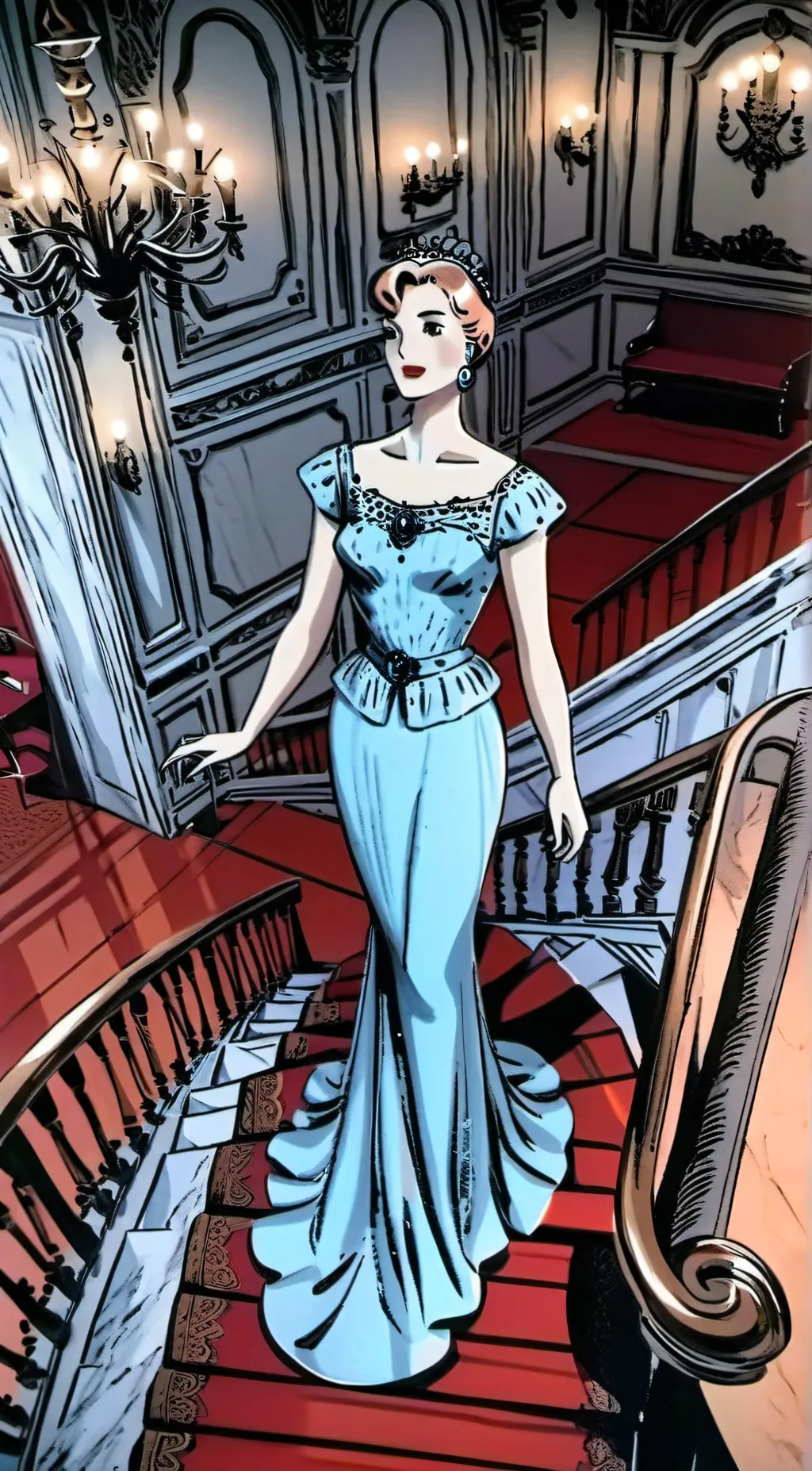 ai character: Evelyn background