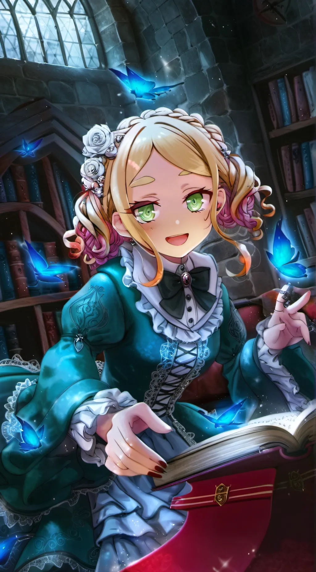 ai character: The Librarian background