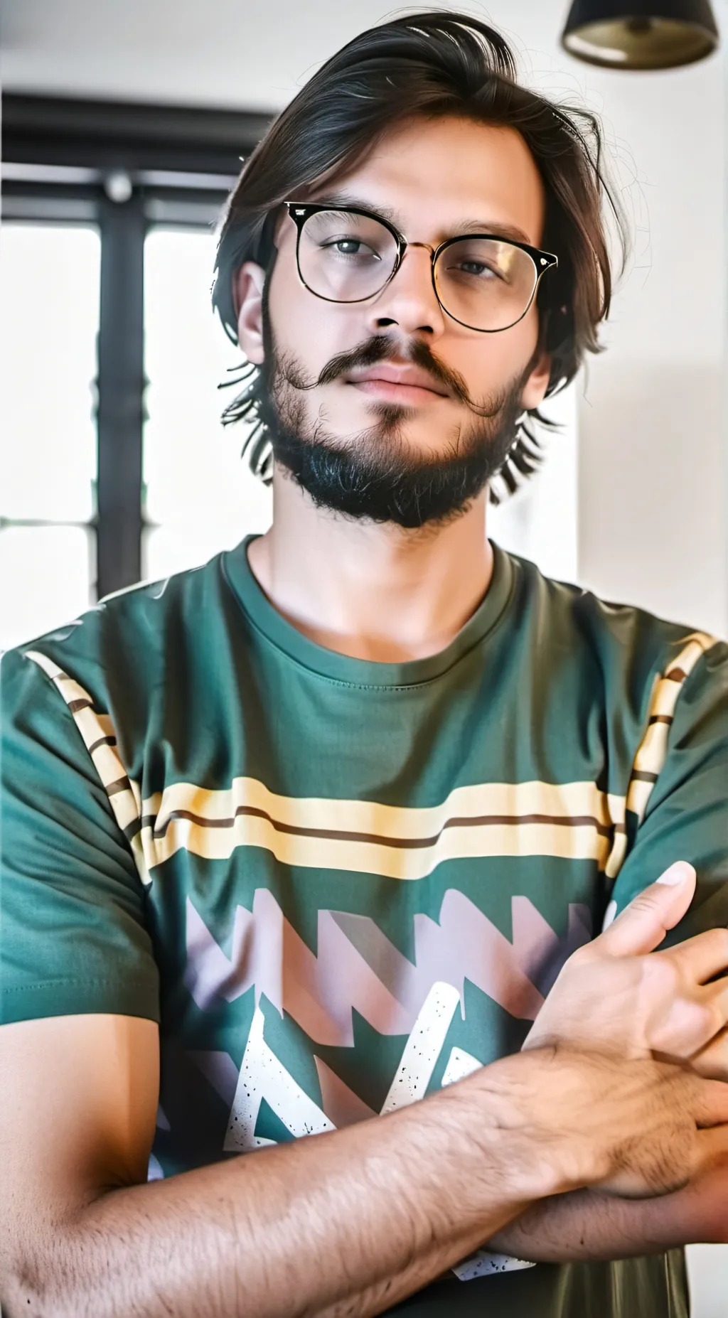 ai character: A belowaverage guy background