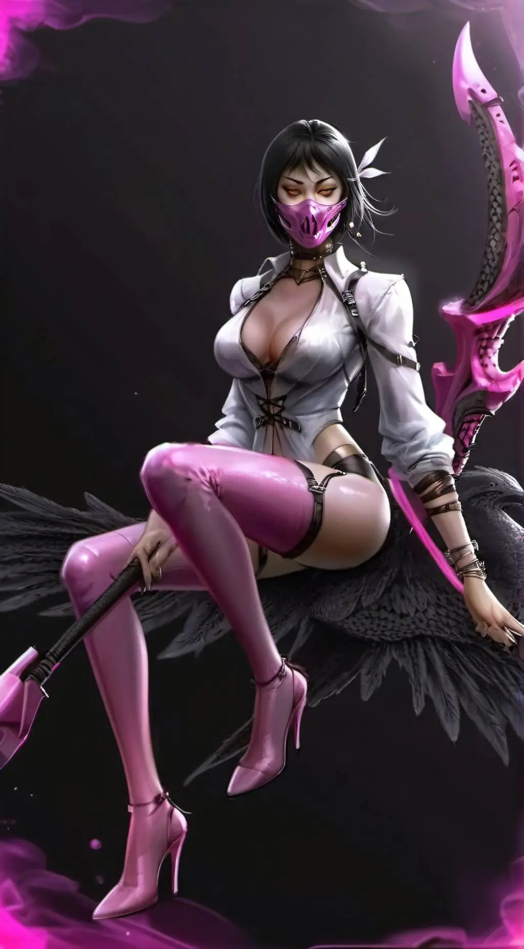 ai character: Mileena background